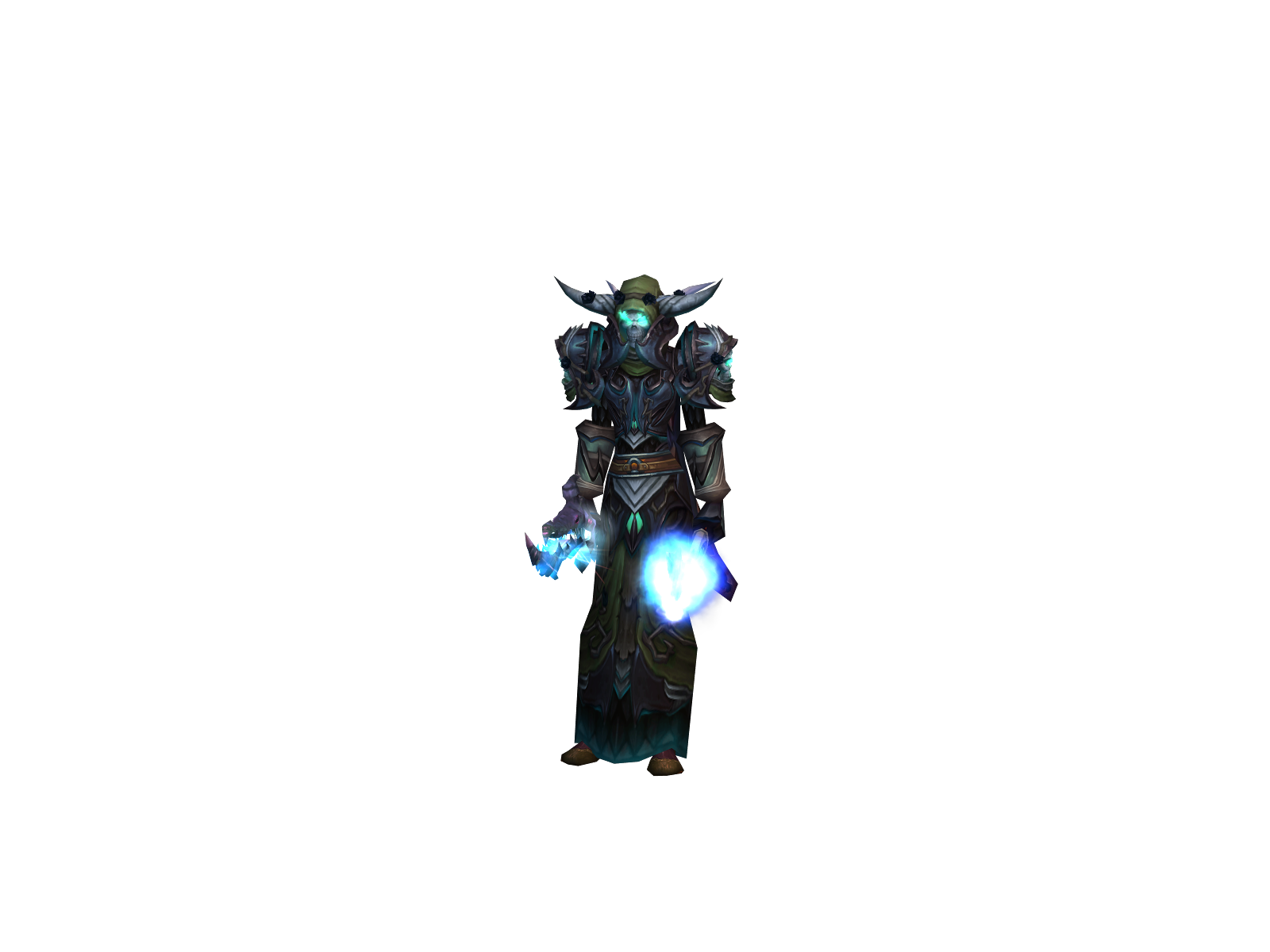 Valeriena, Death Knight, in current gear
