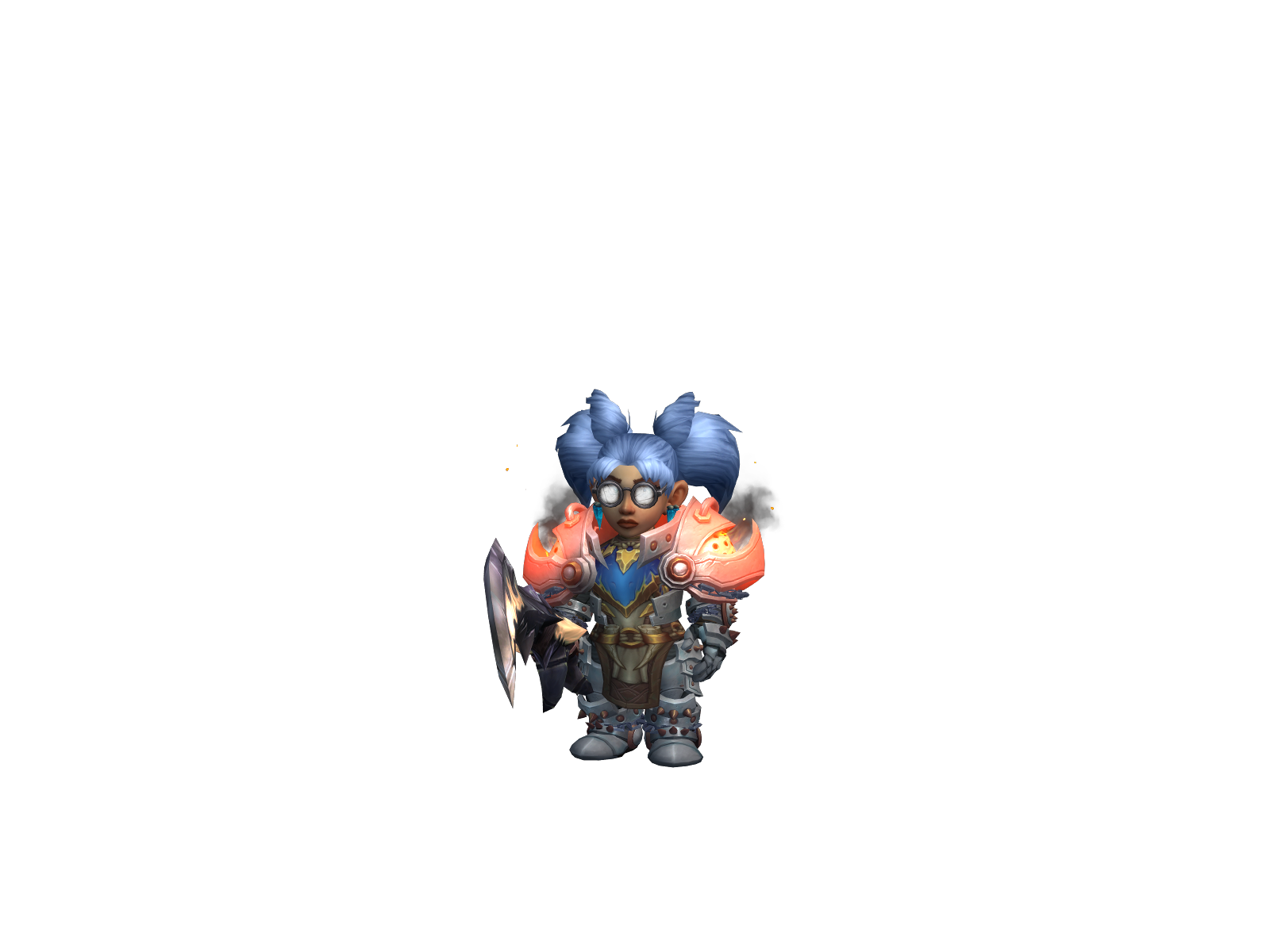Xoarwarr 3D character render