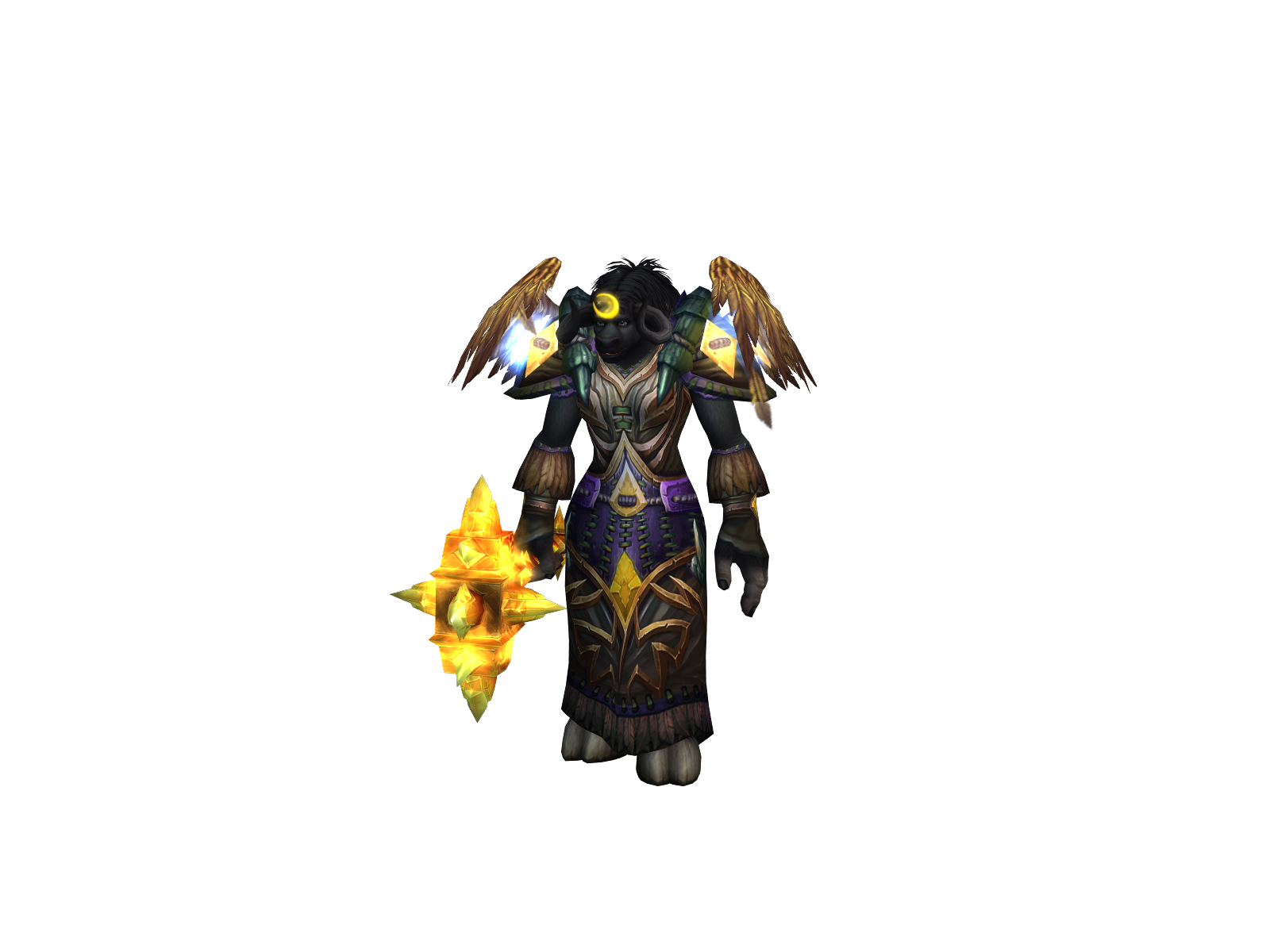 Baddruíd 3D character render