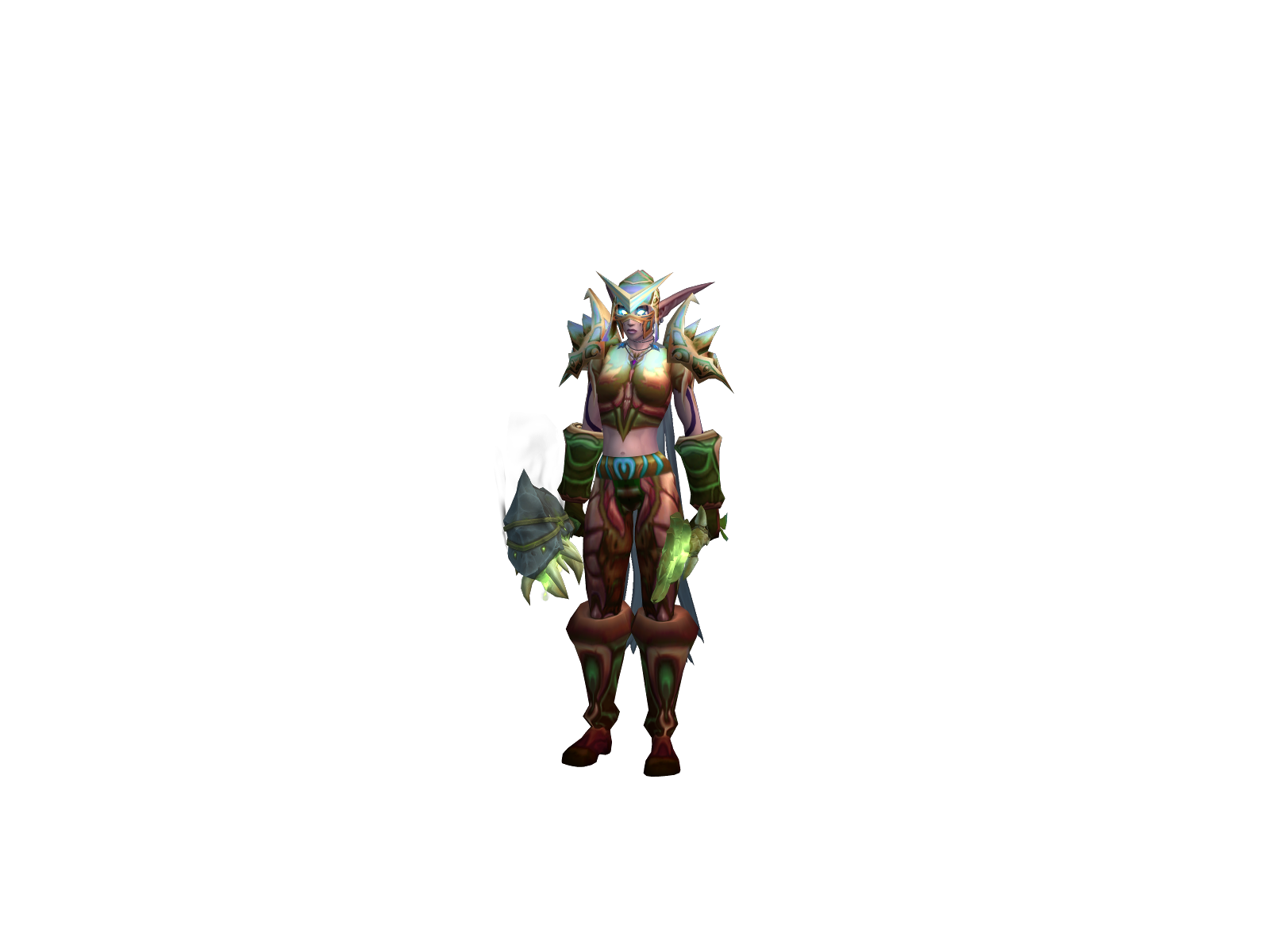 Aebearah 3D character render