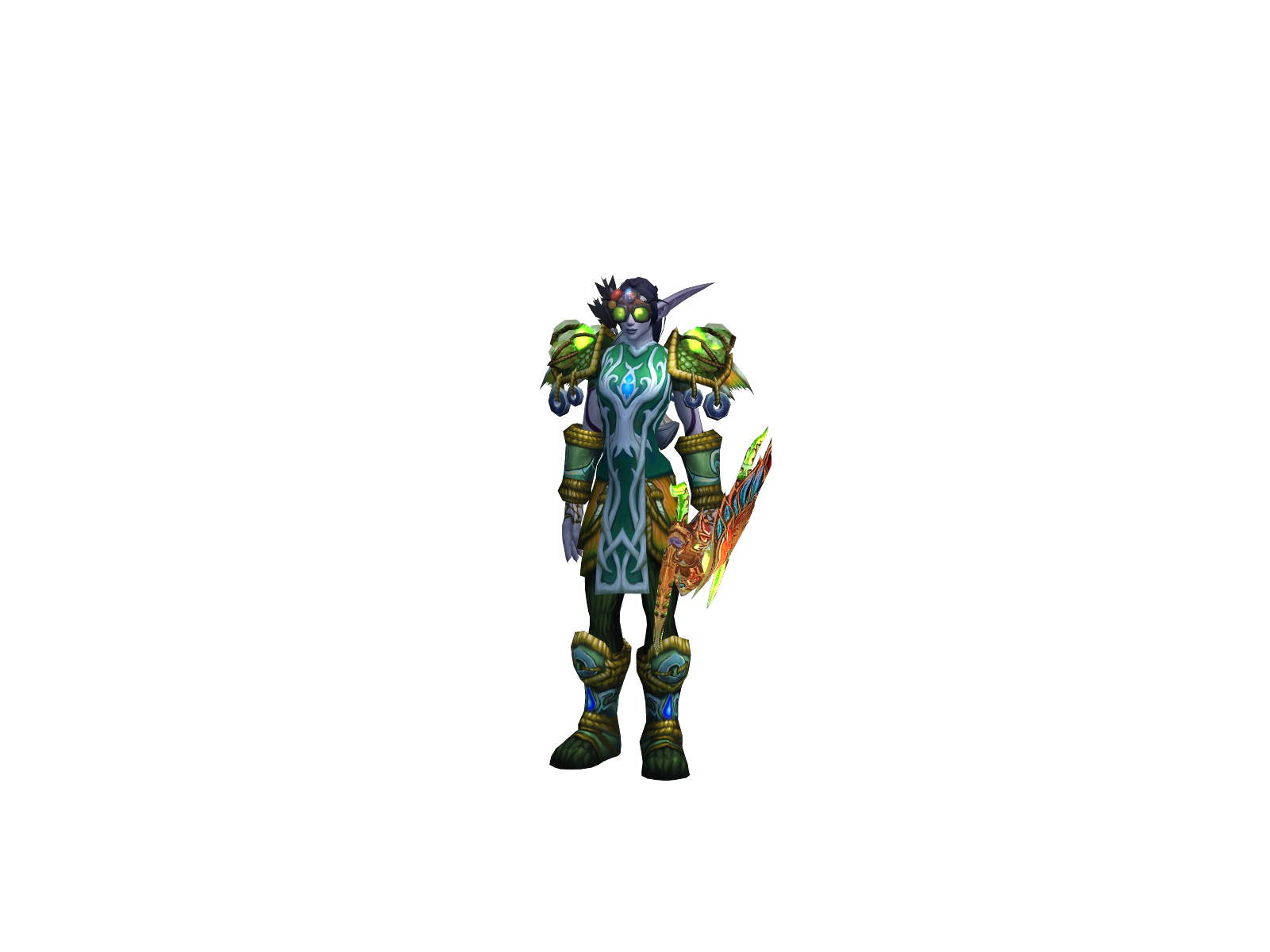 Dayira 3D character render