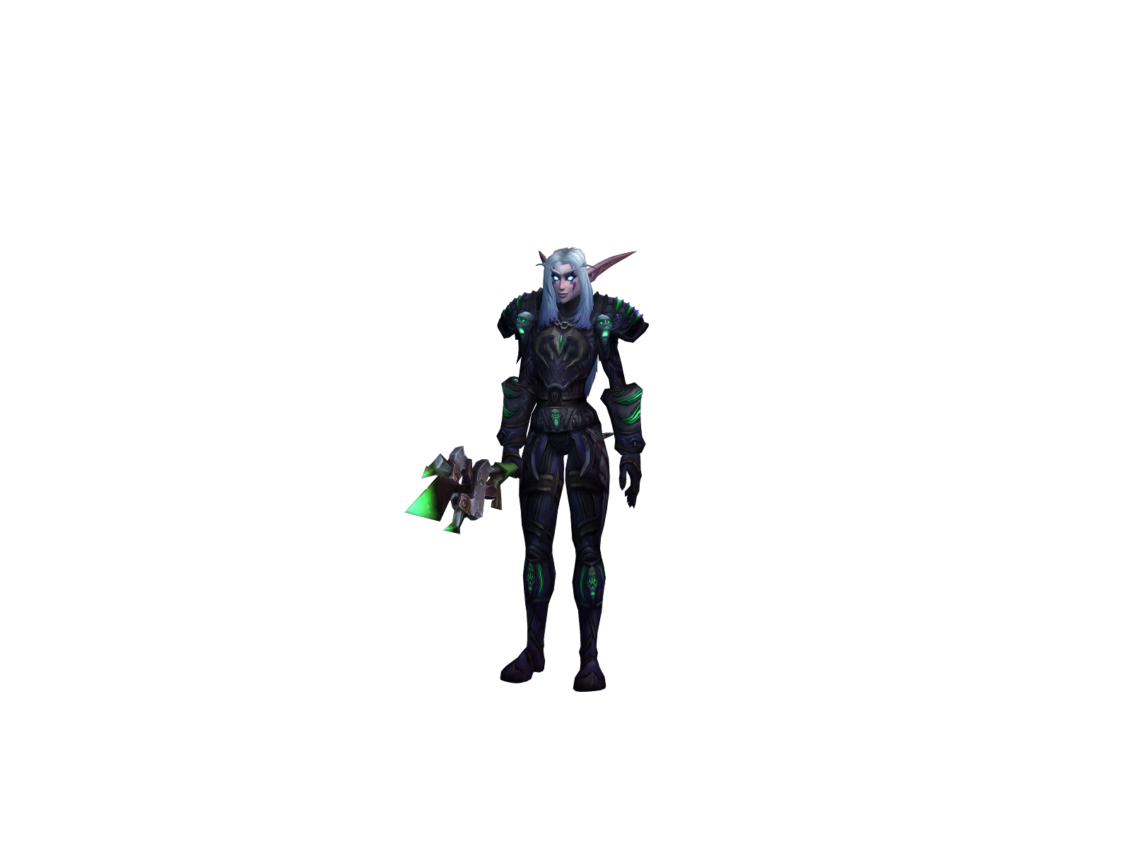 Cyndráh 3D character render