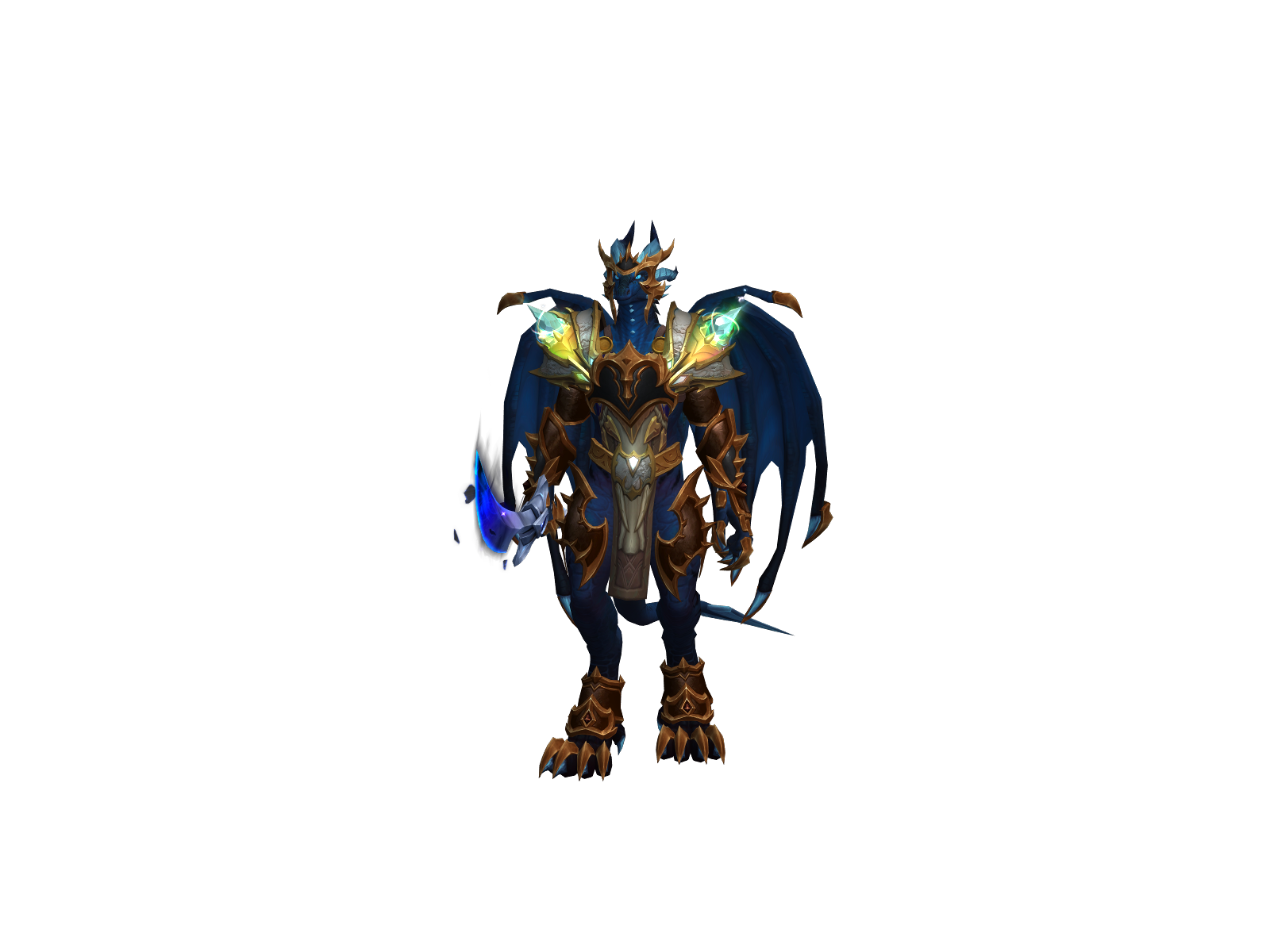 Dragruf 3D character render
