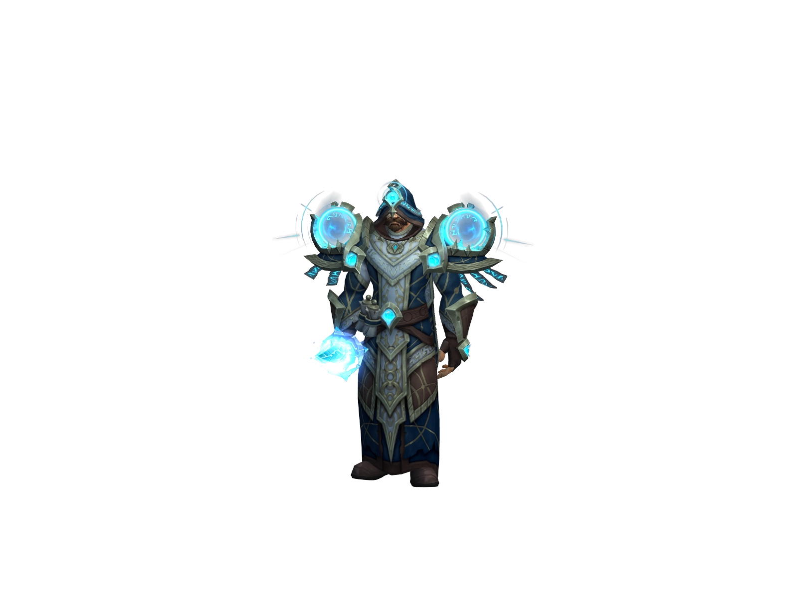 Pug 3D character render