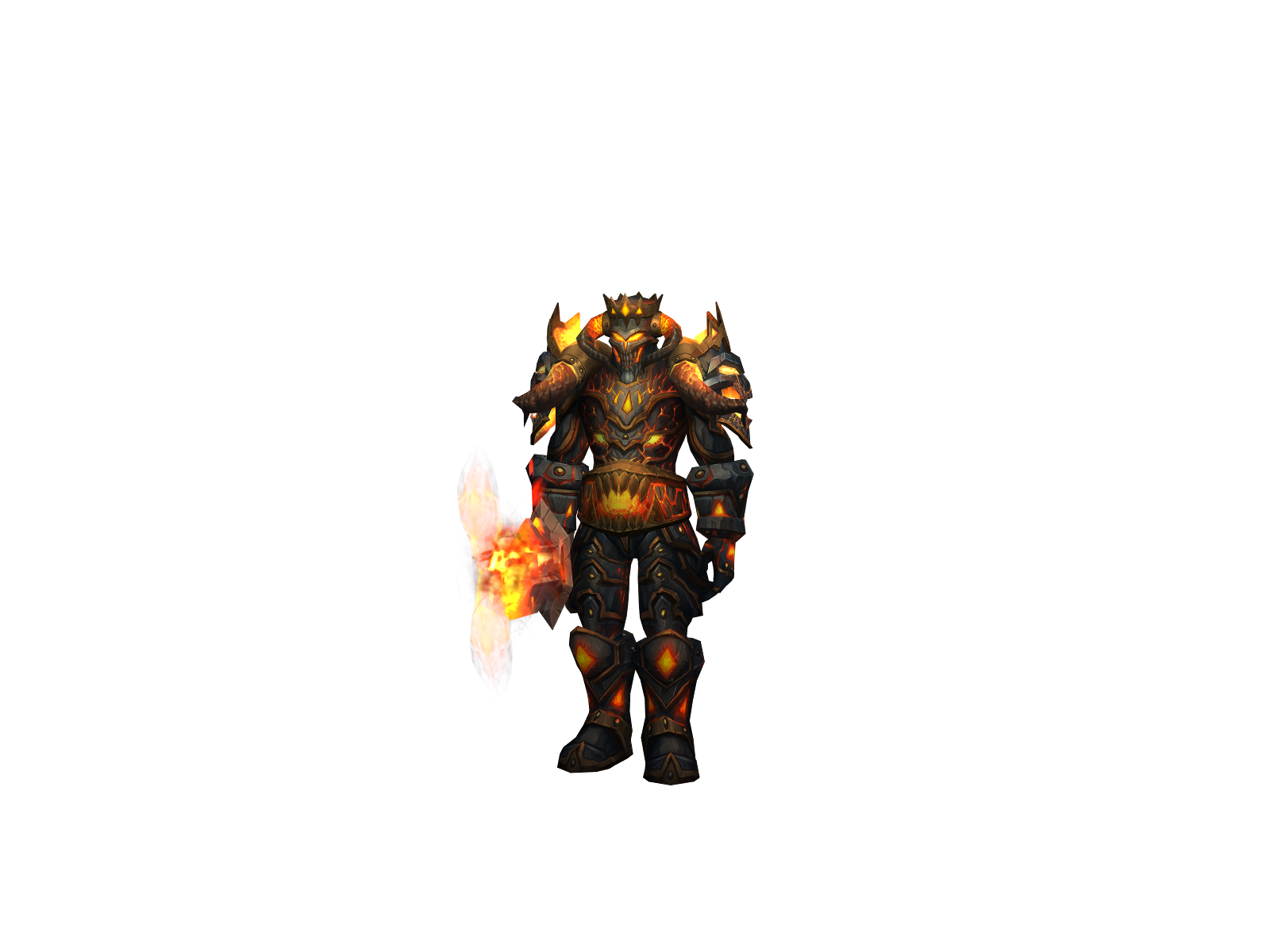 Saûrôn 3D character render