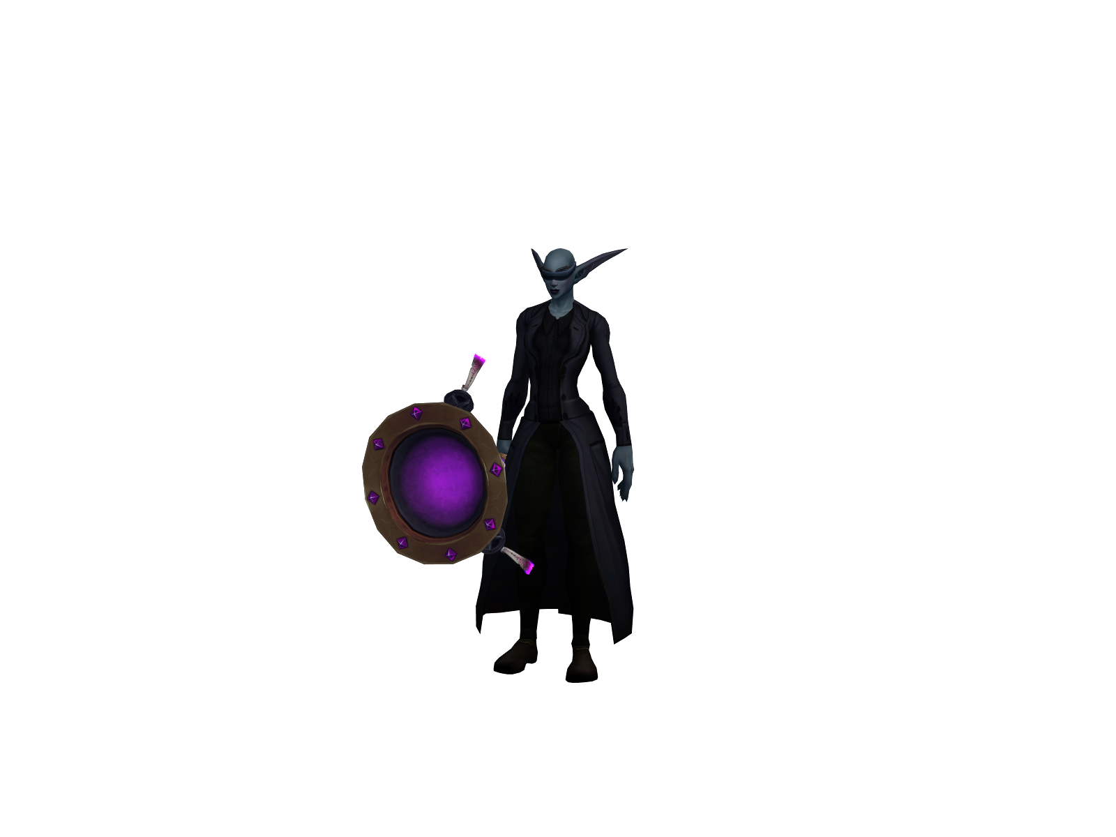 Niqdruid 3D character render