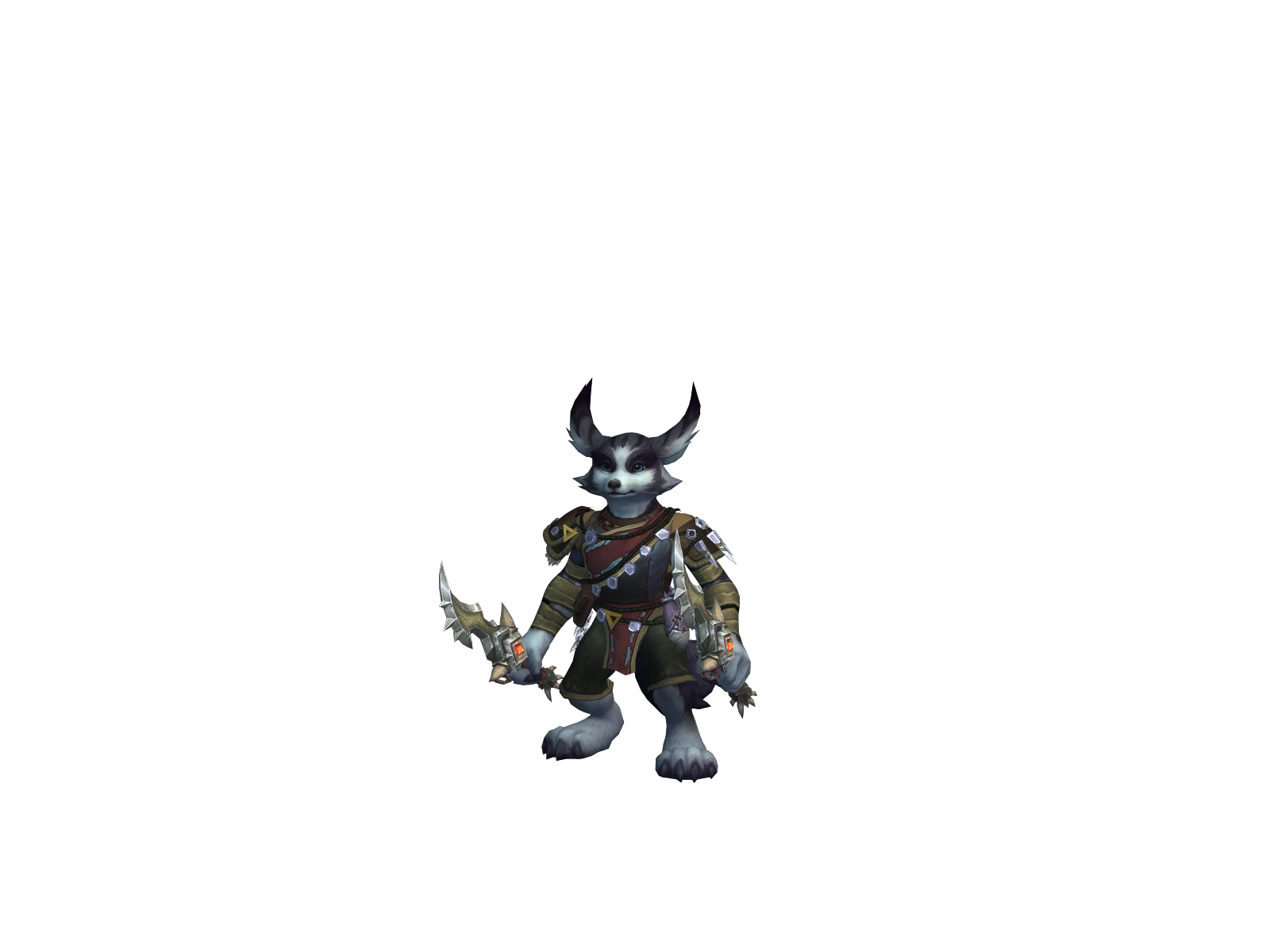 Lupíno 3D character render