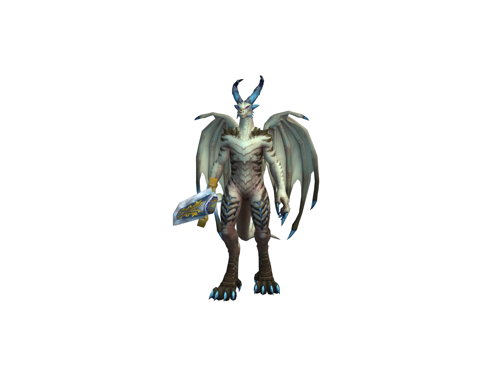 Downgoés 3D character render
