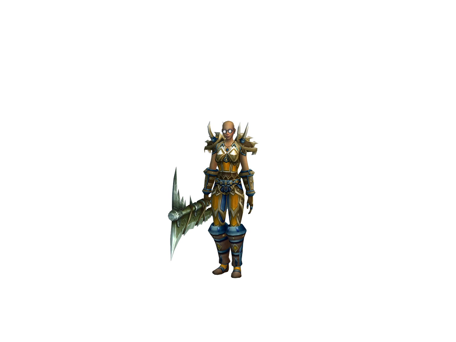 Guerrerø 3D character render