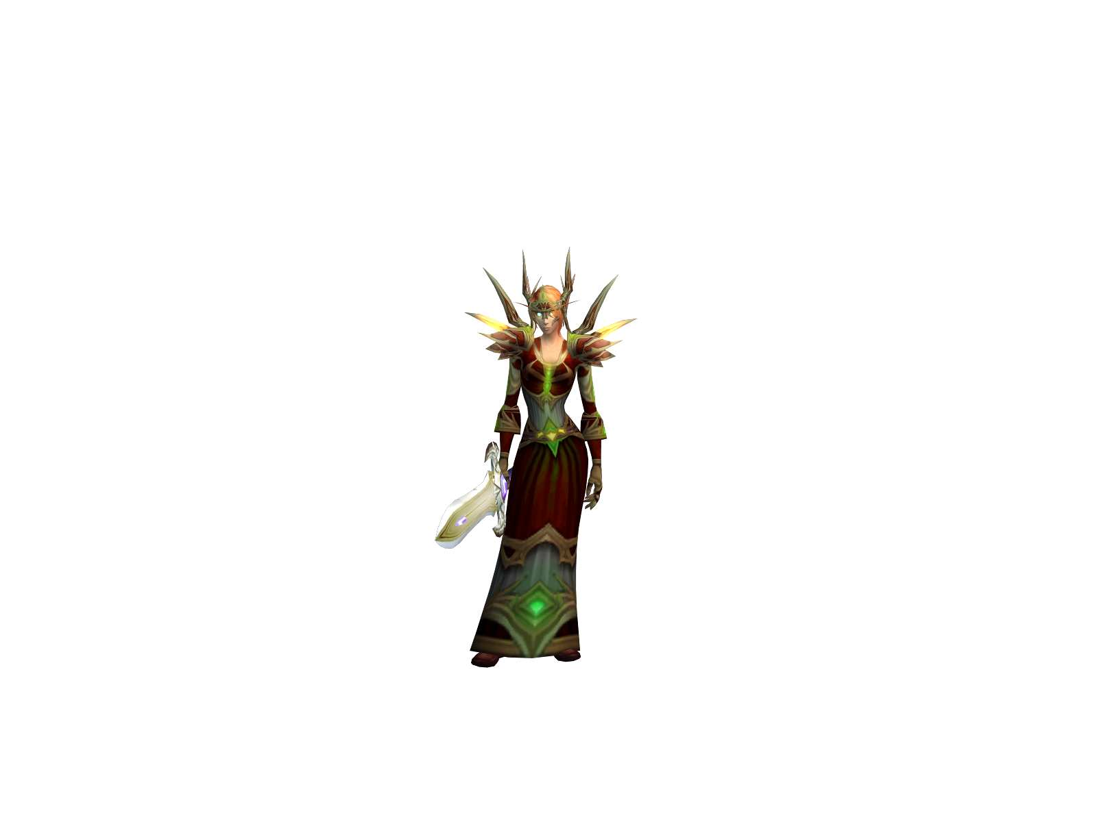Shiraíshi 3D character render