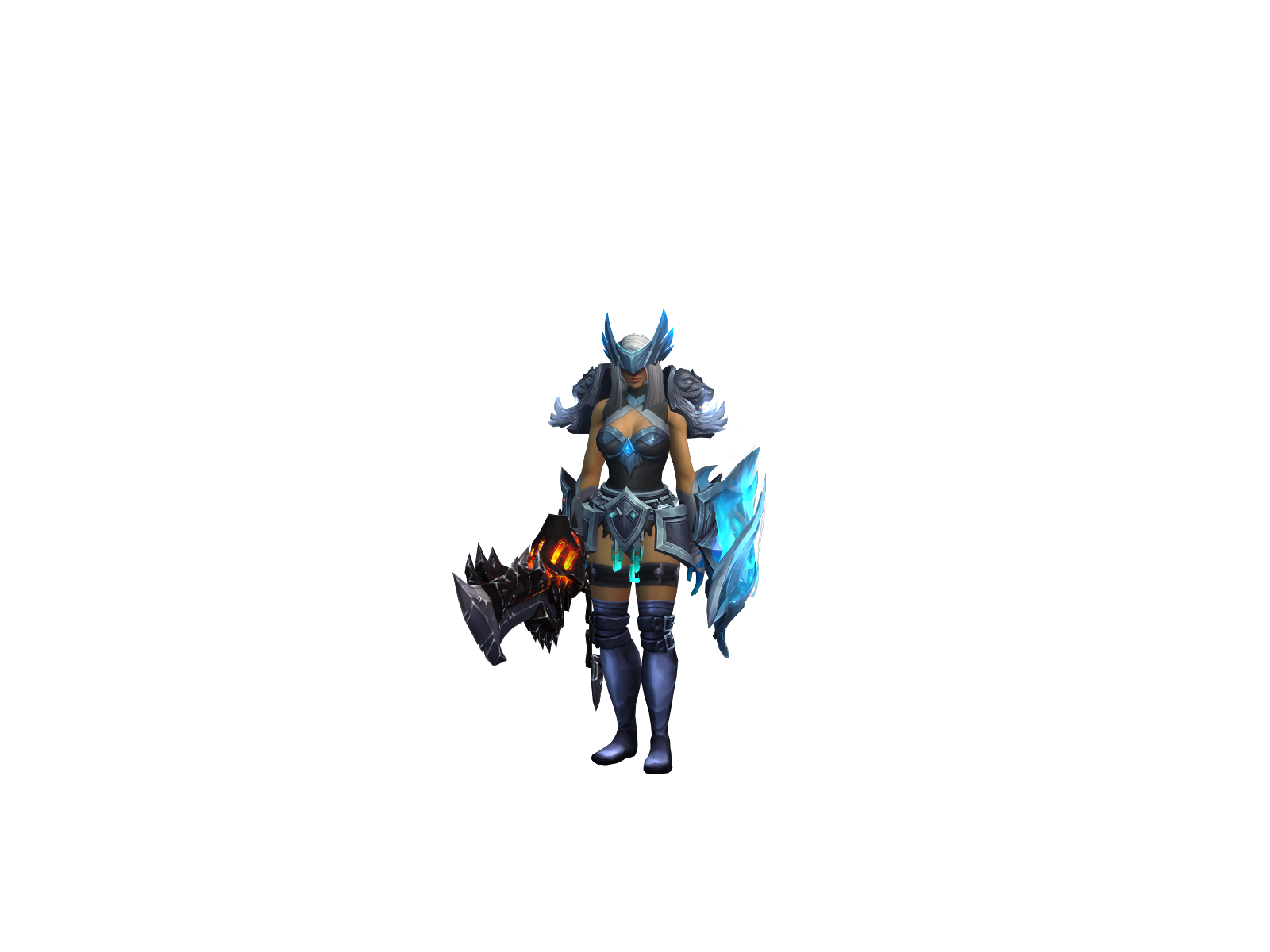 Laracroft 3D character render