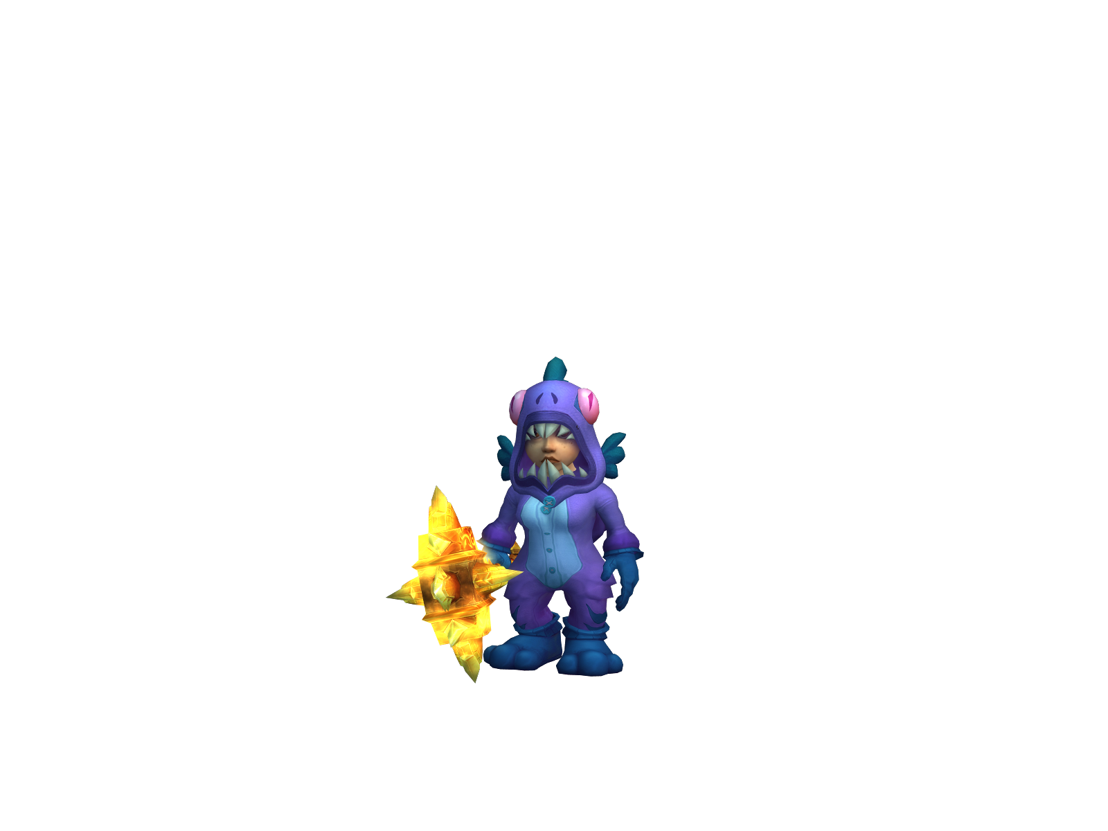 Cleanorini 3D character render