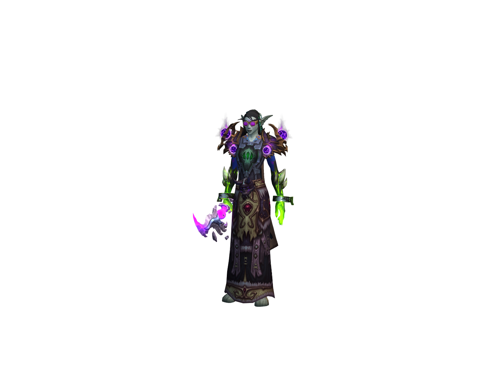 Quávøløck 3D character render