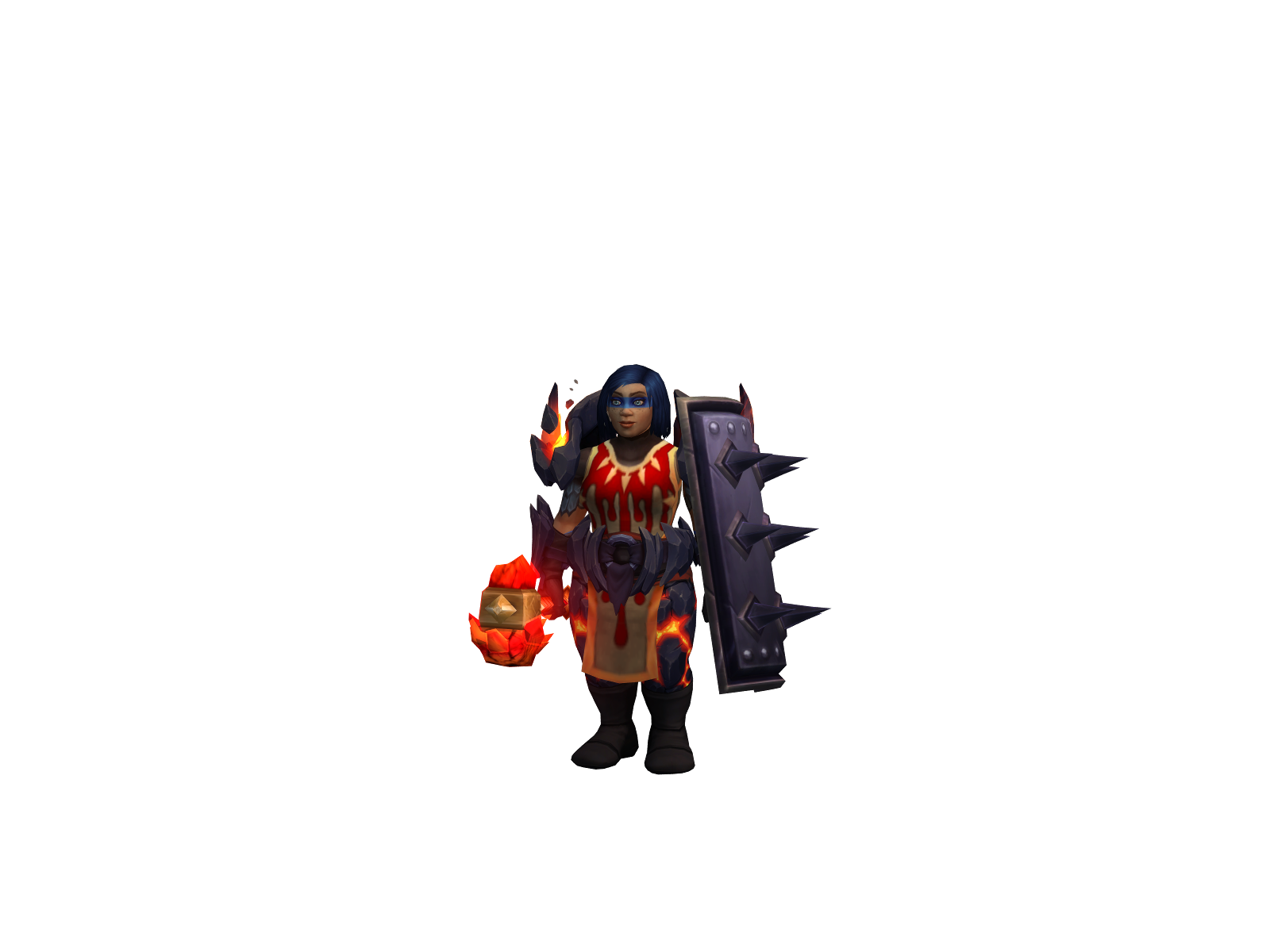 Notes 3D character render