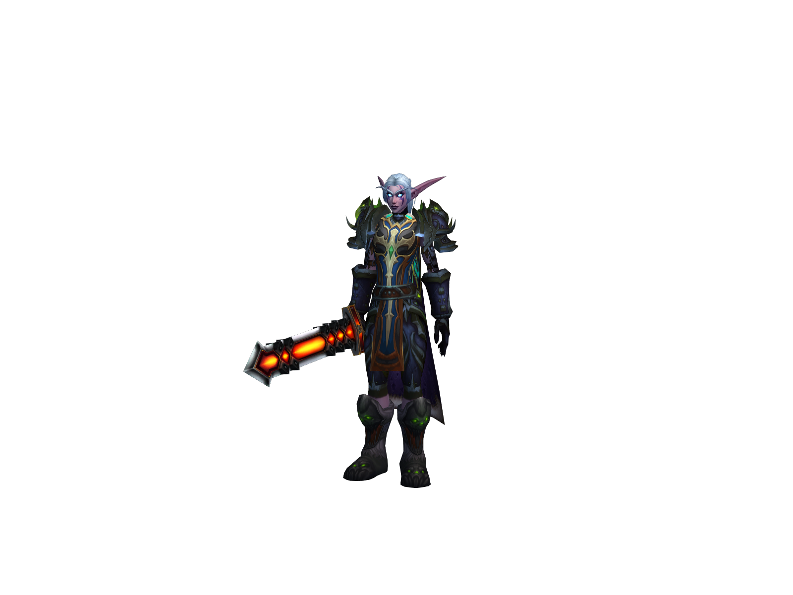 Azsharî 3D character render