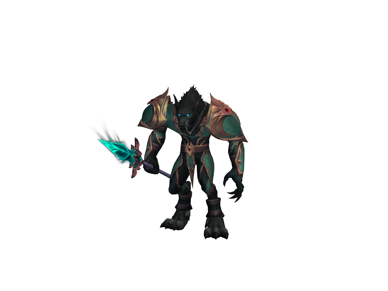 Pelz 3D character render