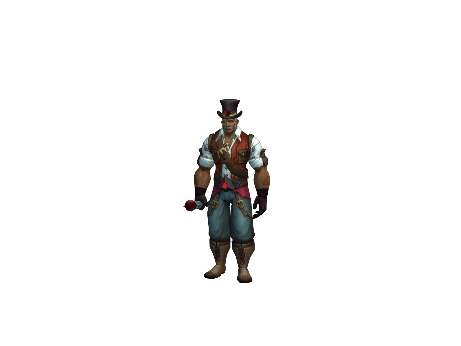 Flamerollin 3D character render