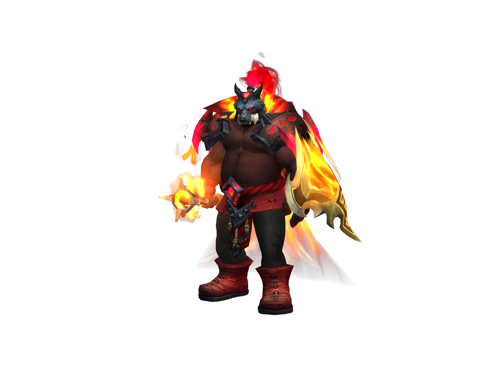 totemständer 3D character render