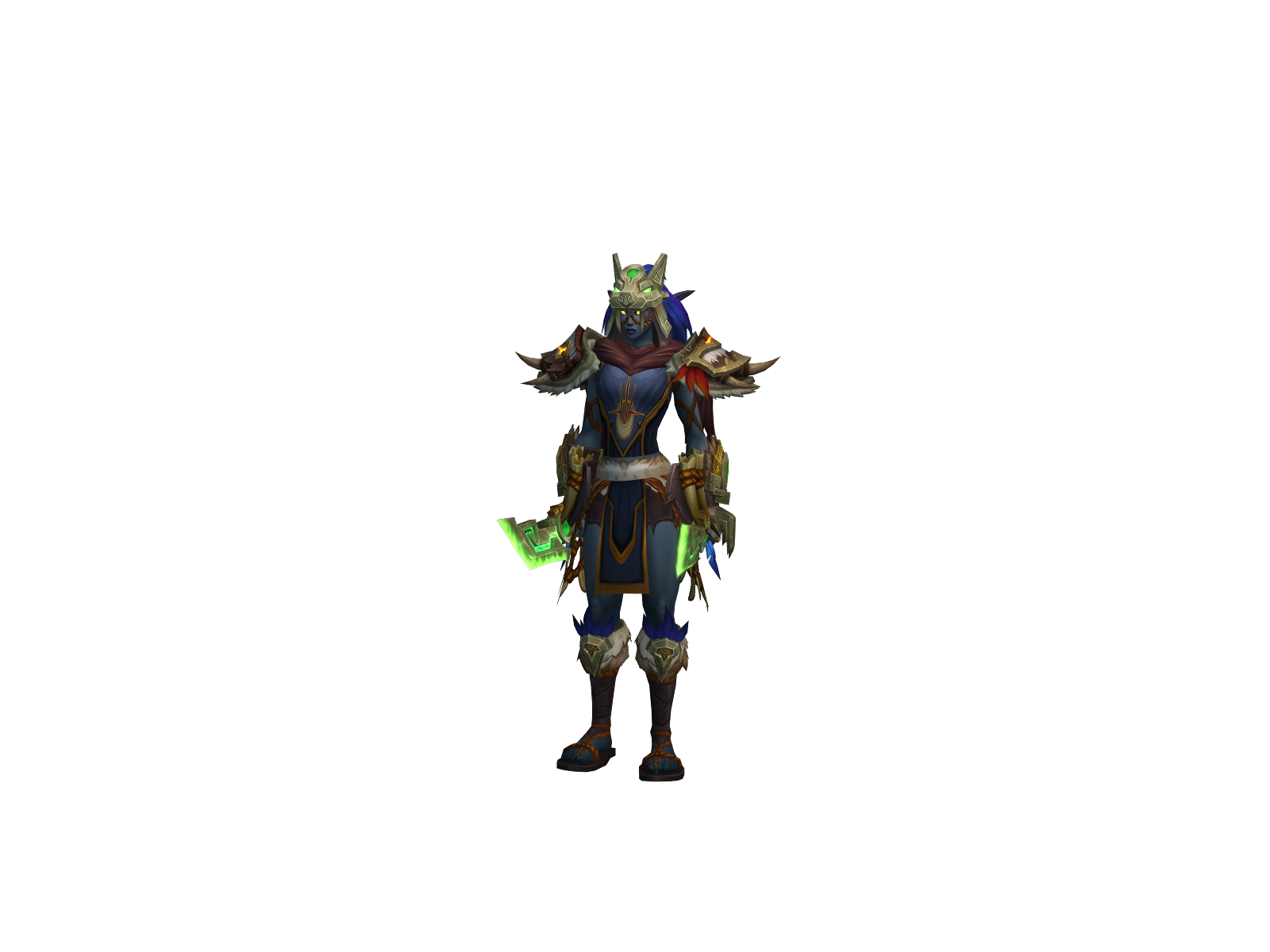 Kyrrah 3D character render
