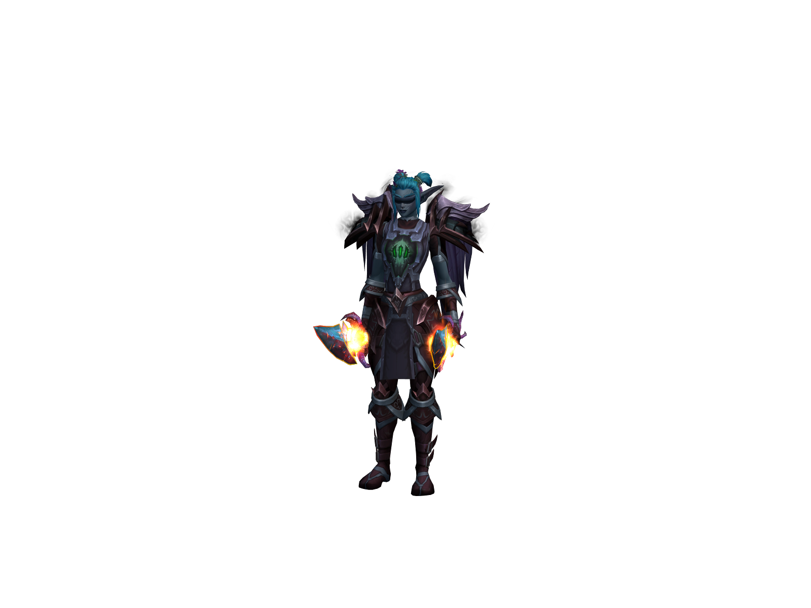 Ravenqt 3D character render