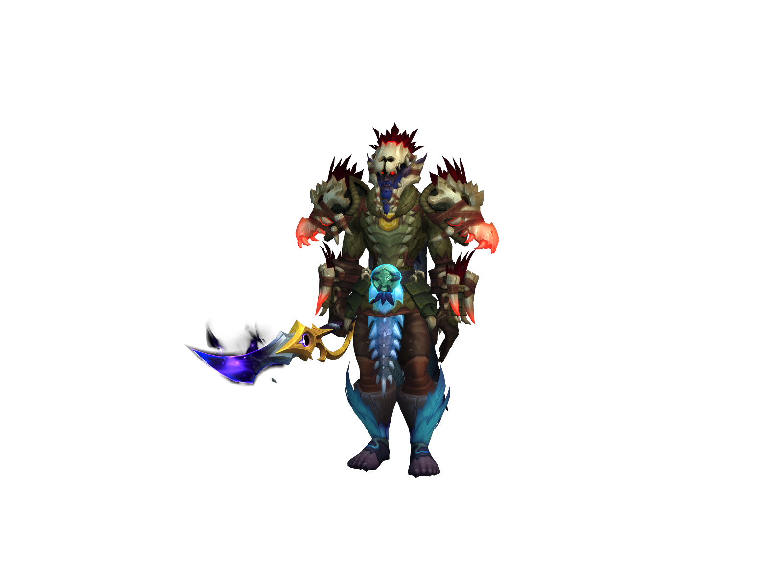 Fendralla 3D character render