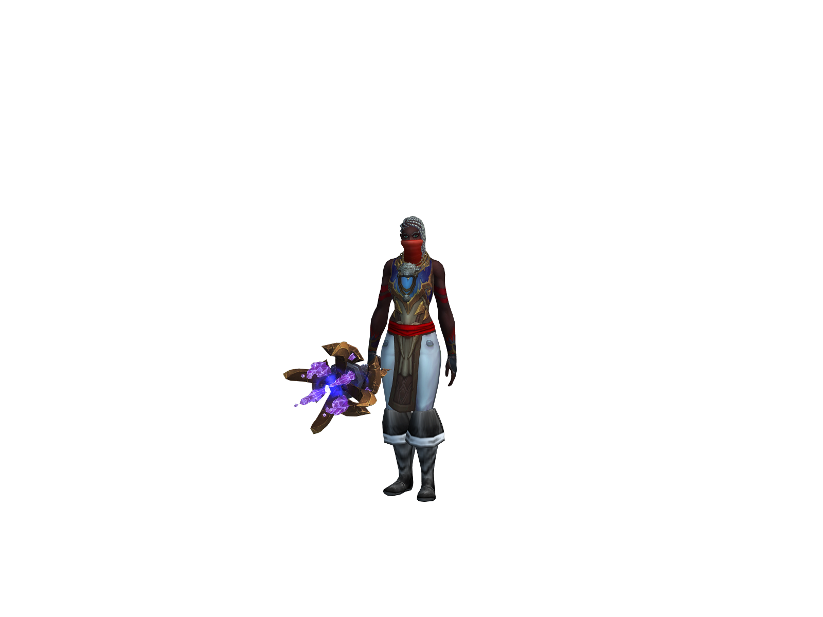 Thami 3D character render
