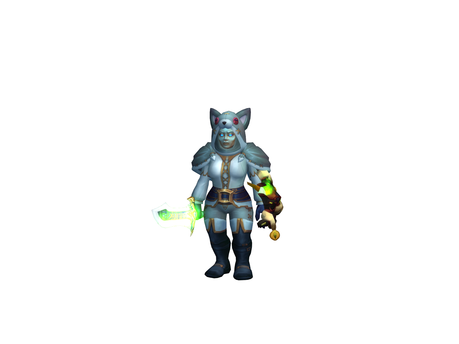 Níkara 3D character render
