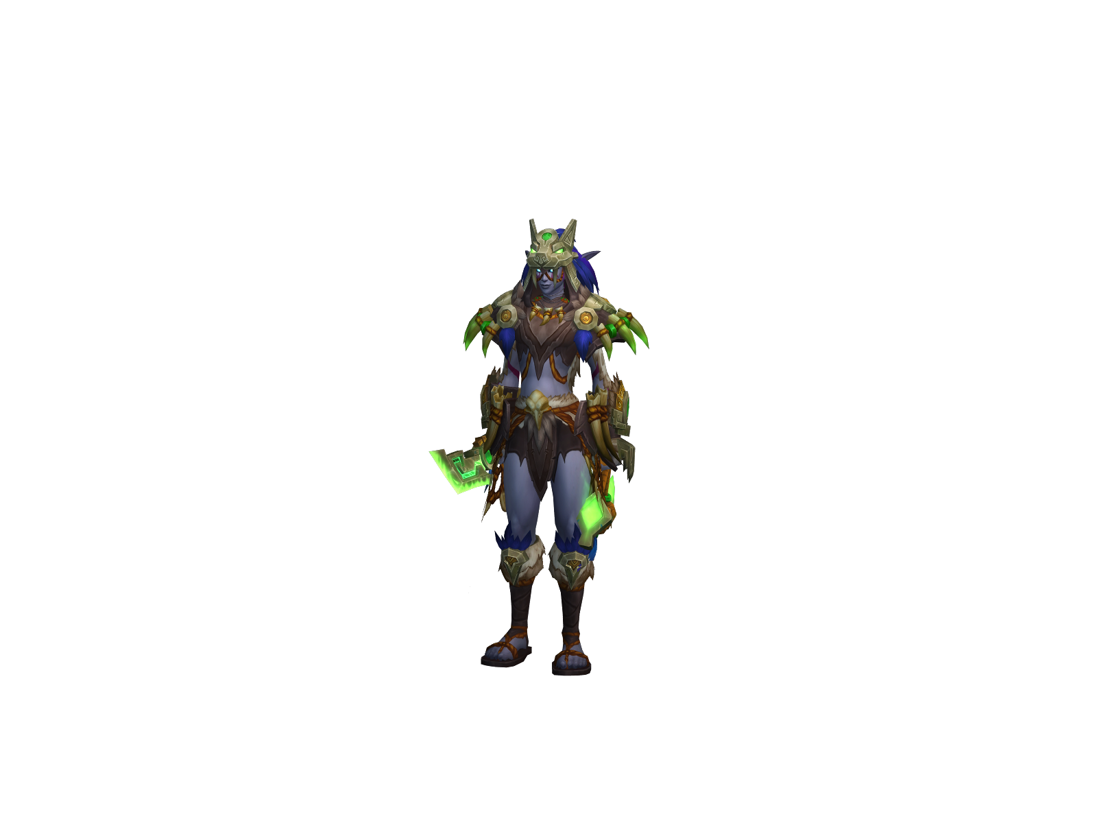 Polarlîcht 3D character render