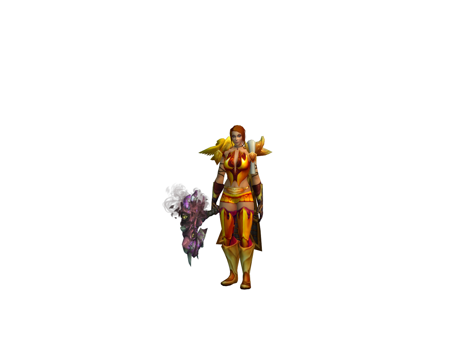 Selanidra 3D character render