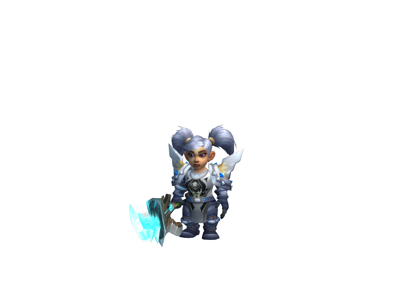 Foxlólly 3D character render