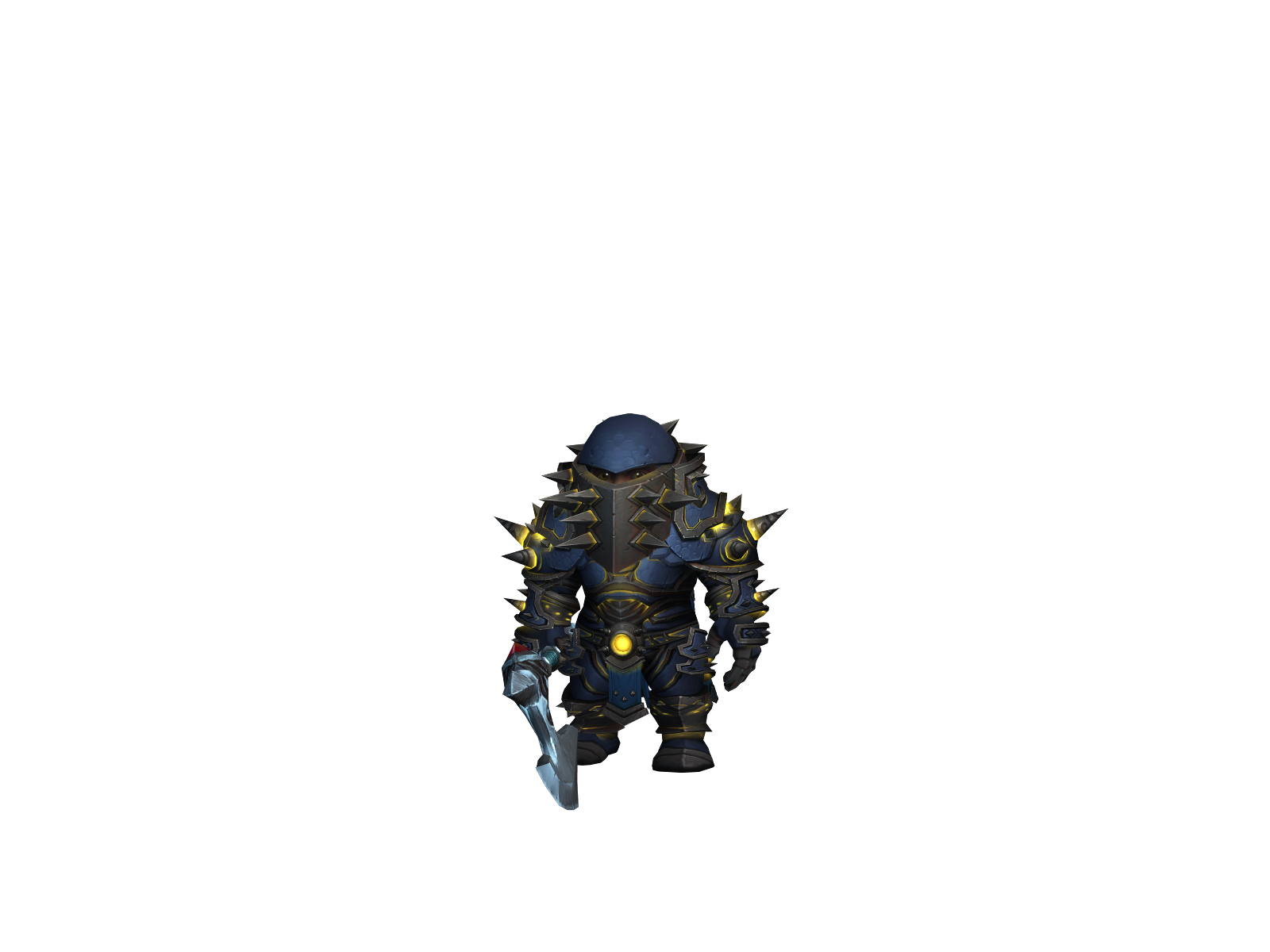 Buckebâck 3D character render