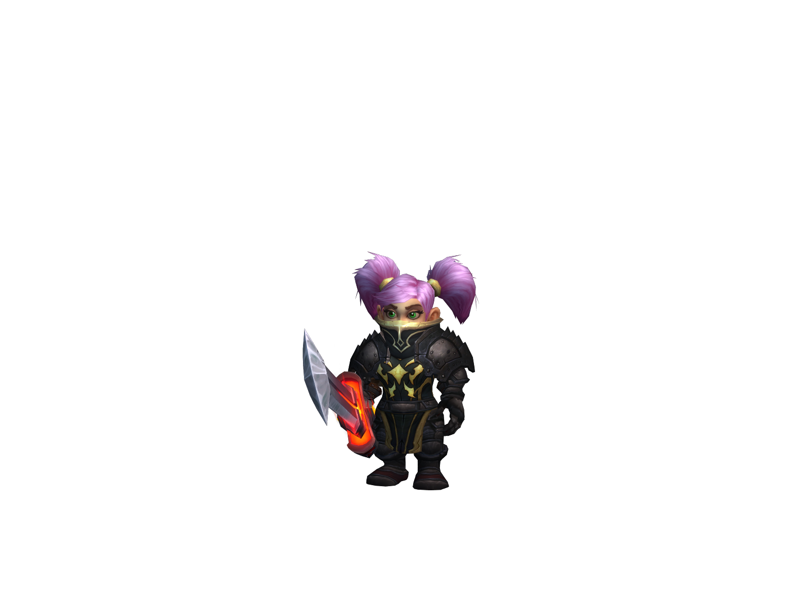 Vield 3D character render