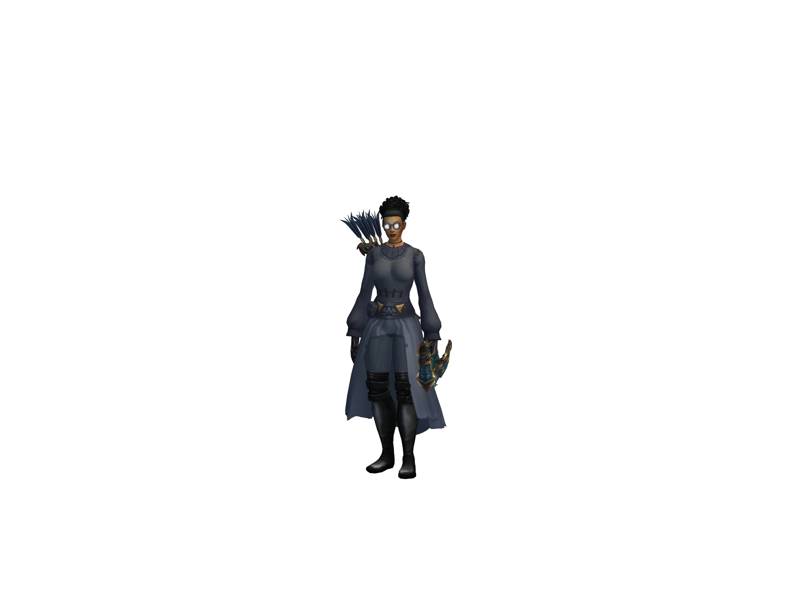 Flashqtx 3D character render