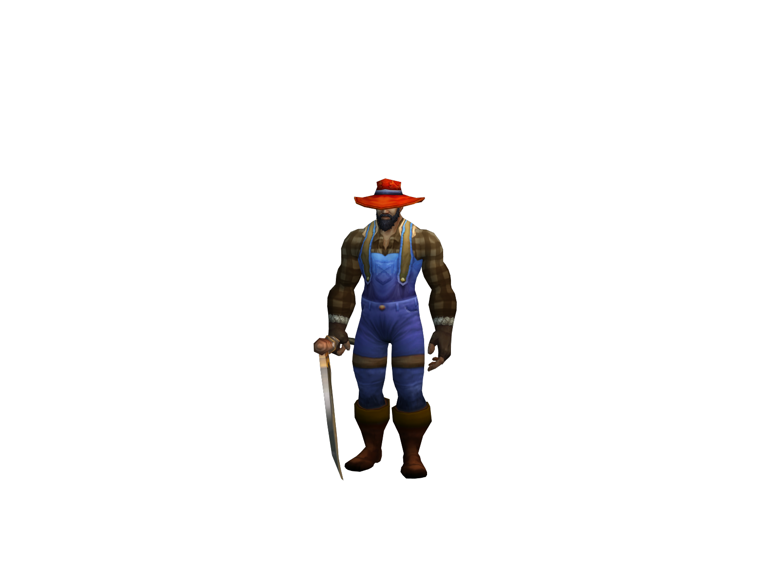 Temperino 3D character render