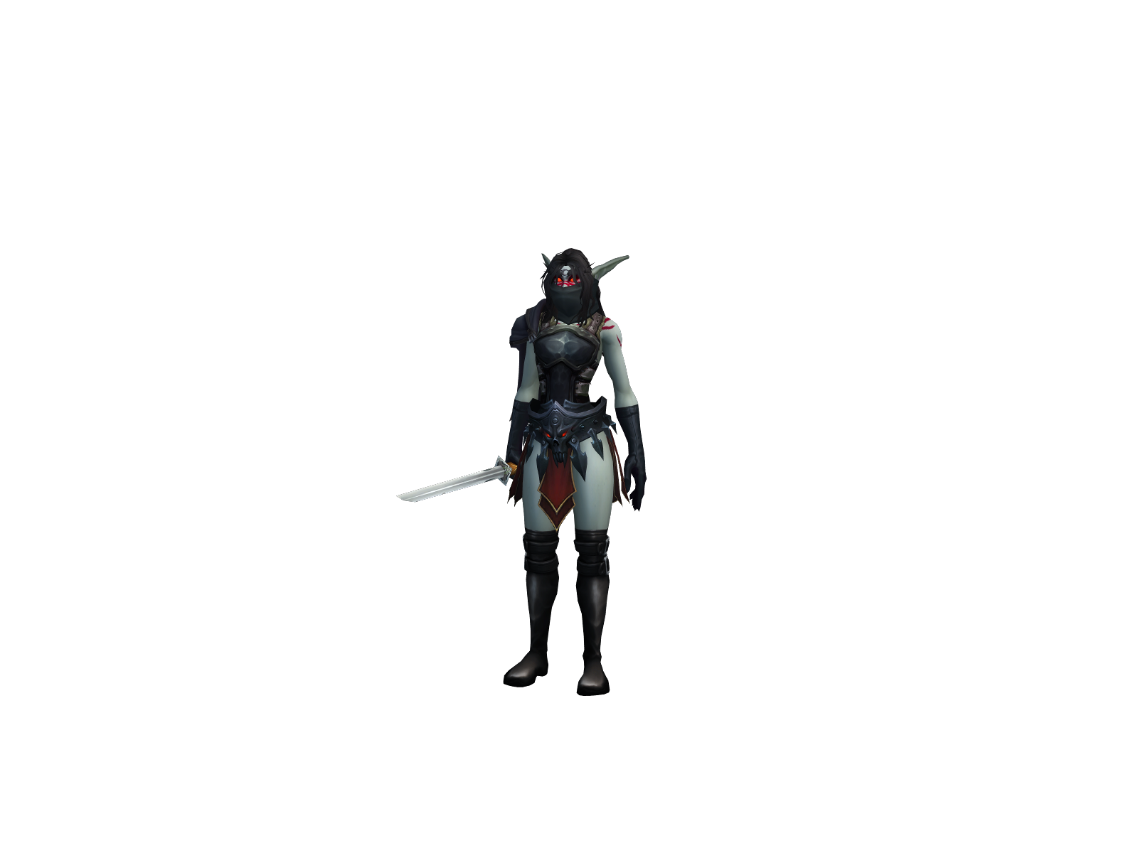 Pantherevola 3D character render