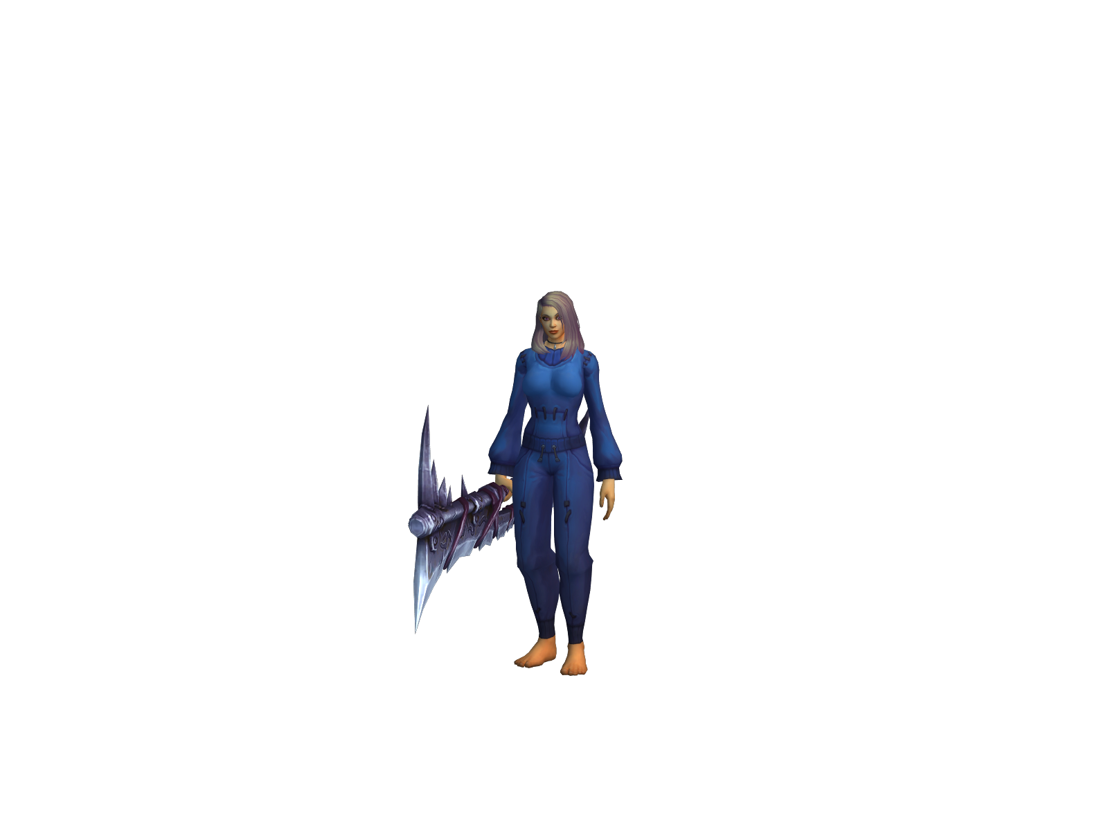 Kilia 3D character render