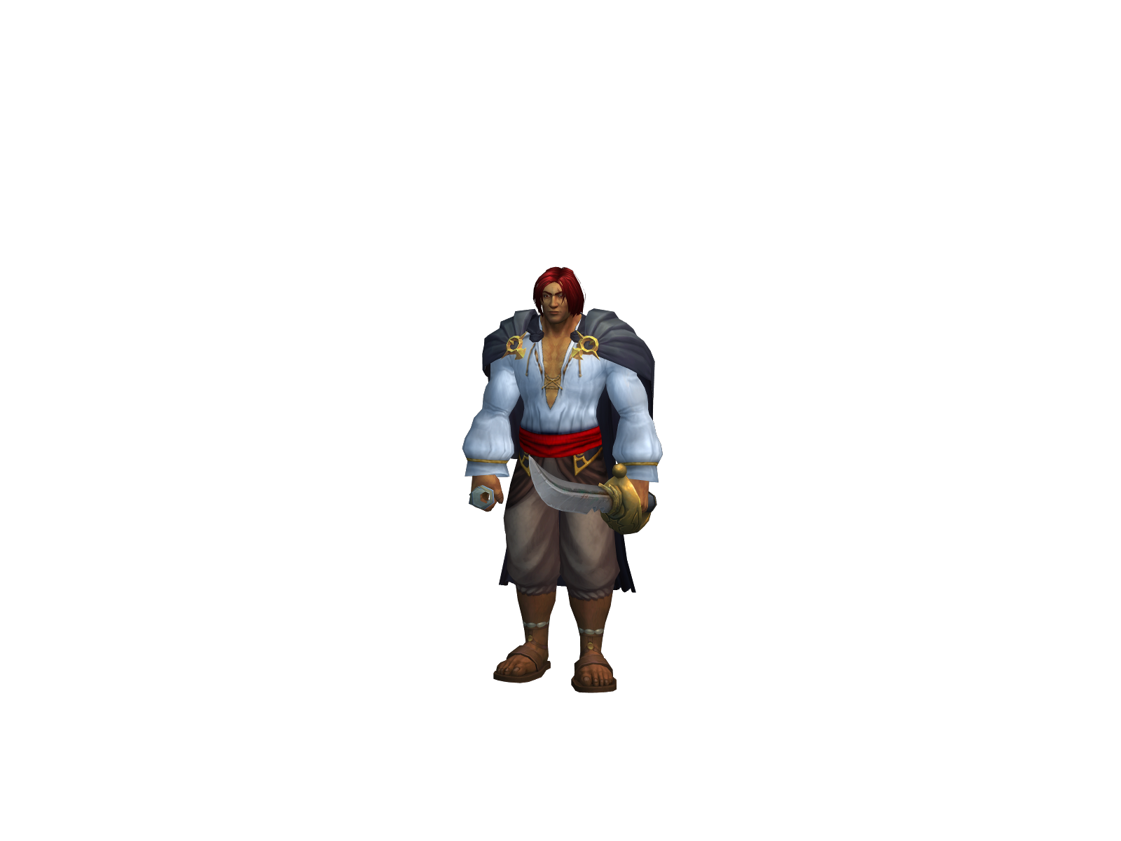 Shânks 3D character render