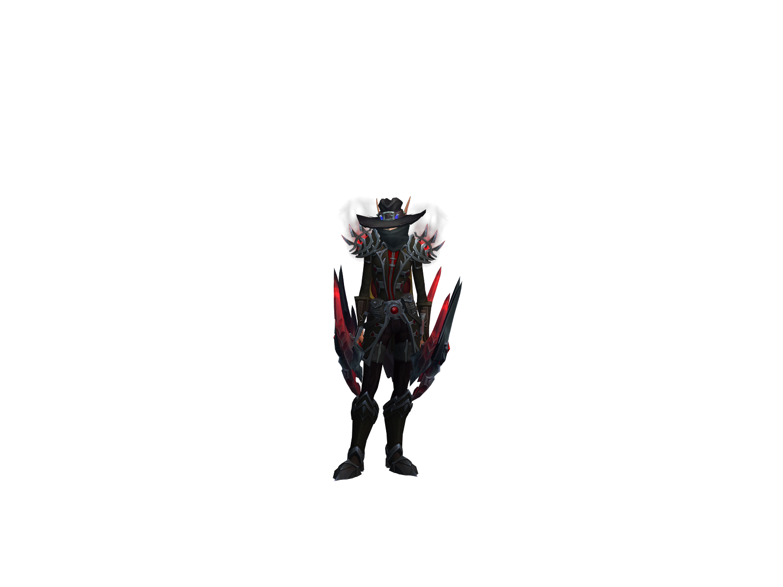 Voidwalk 3D character render