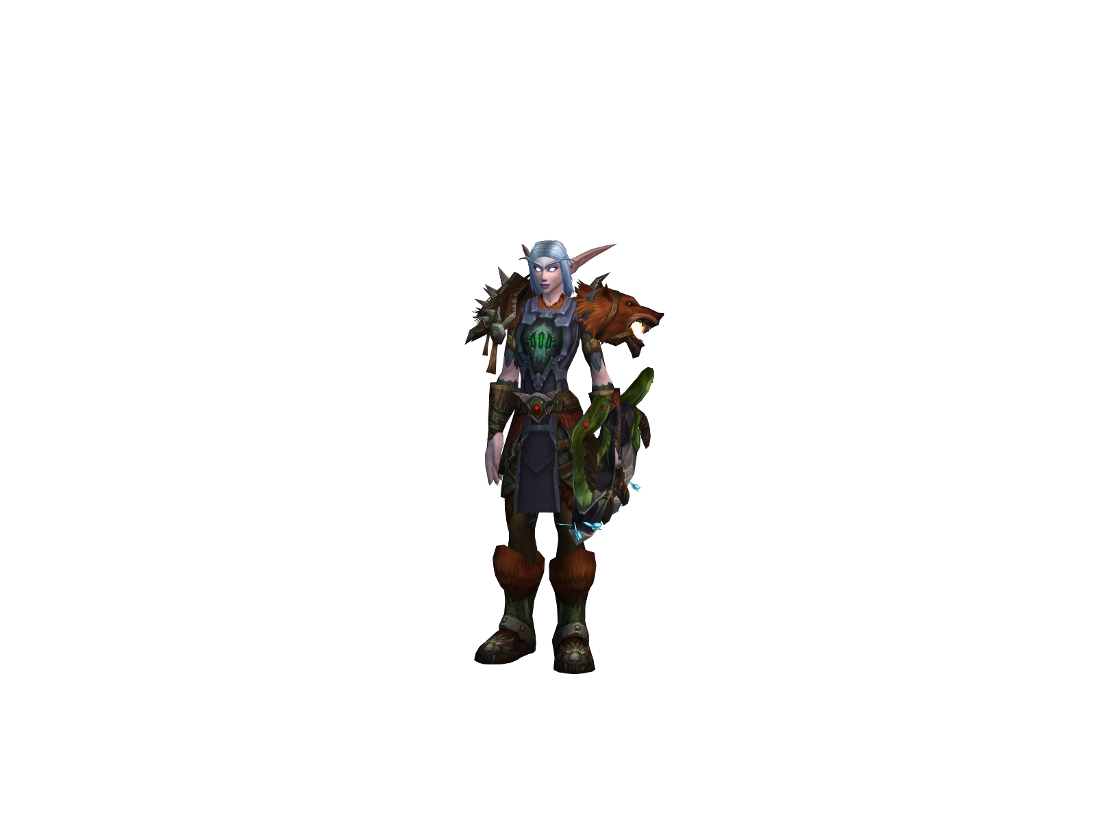 Huntasha 3D character render