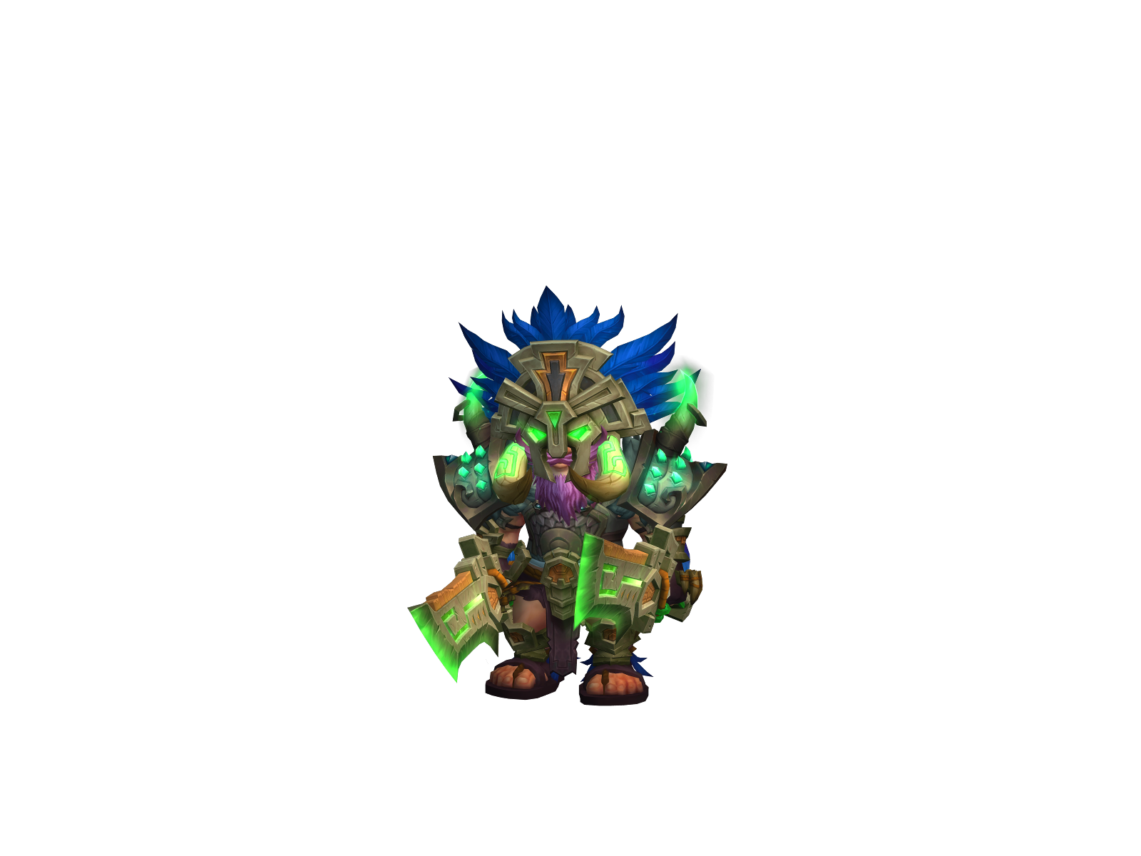Dmnkdwarrior 3D character render