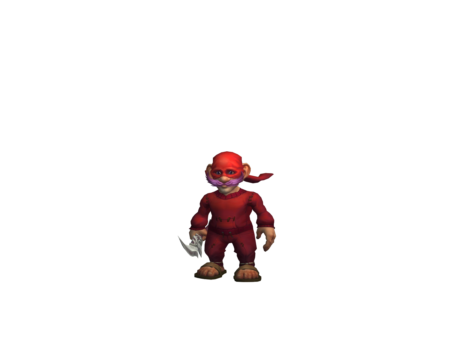 Leaps 3D character render