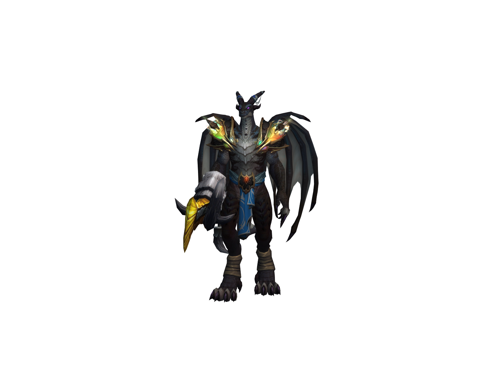 Papaunfair 3D character render
