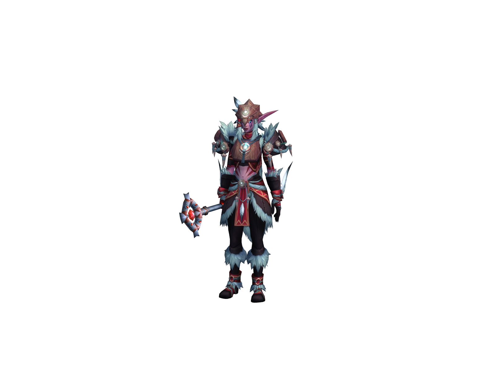 Drkcrosh 3D character render