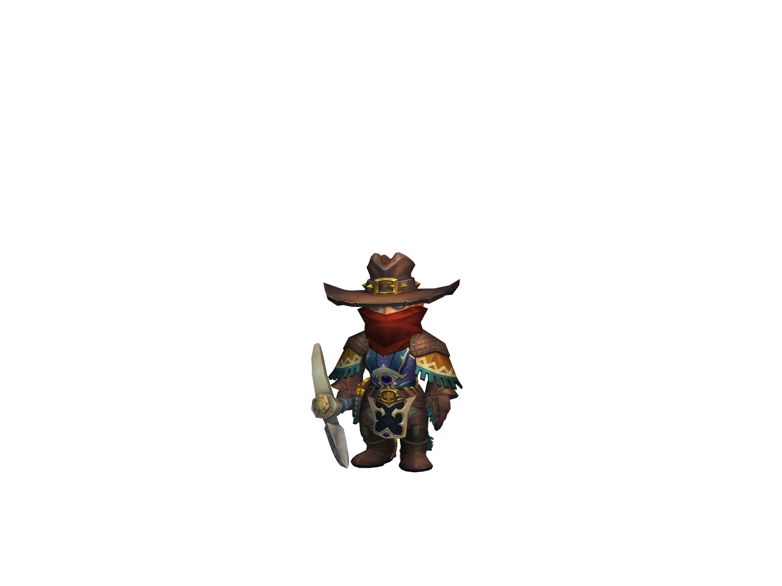 Ítikovan 3D character render