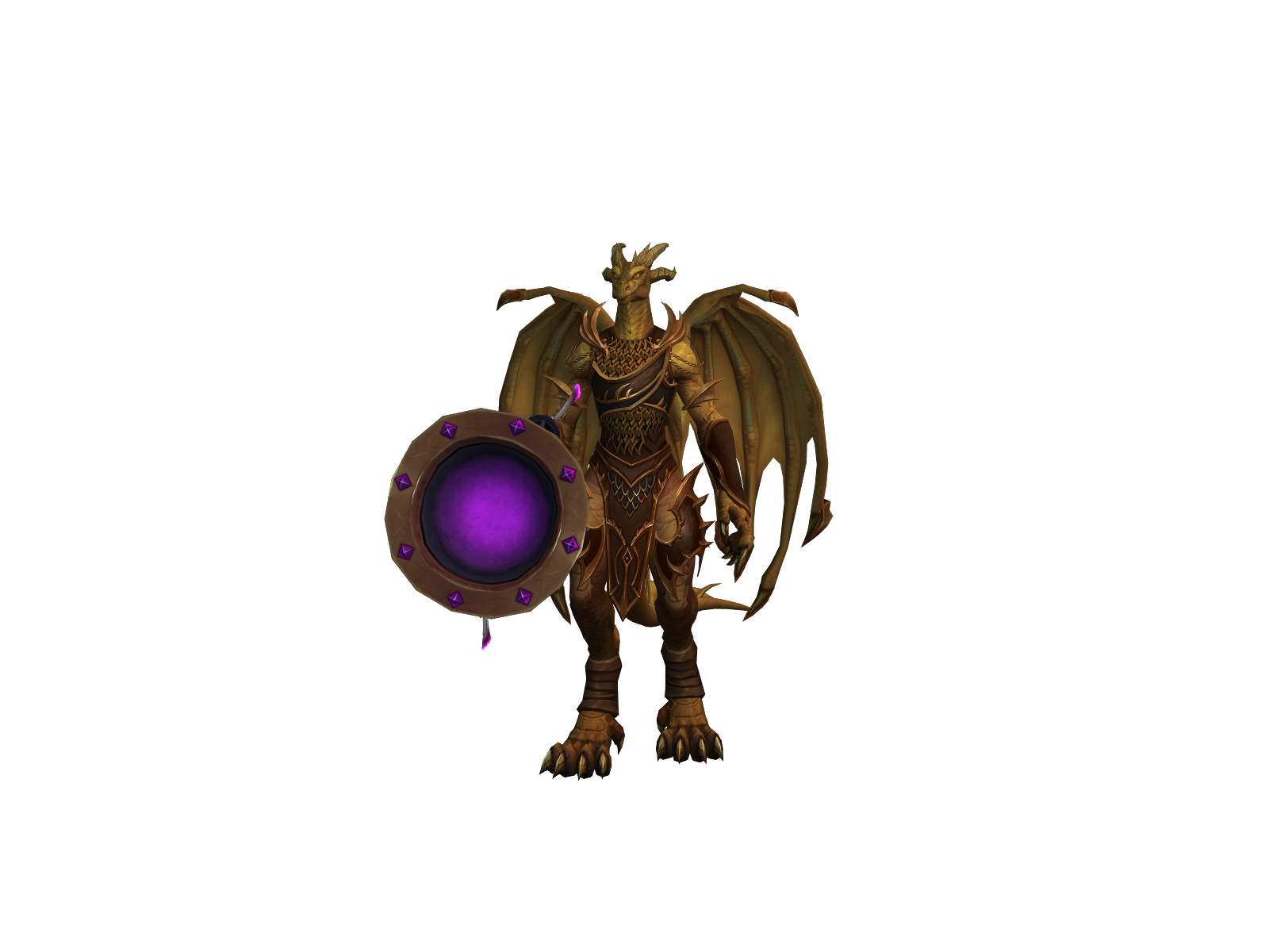 Thedrake 3D character render