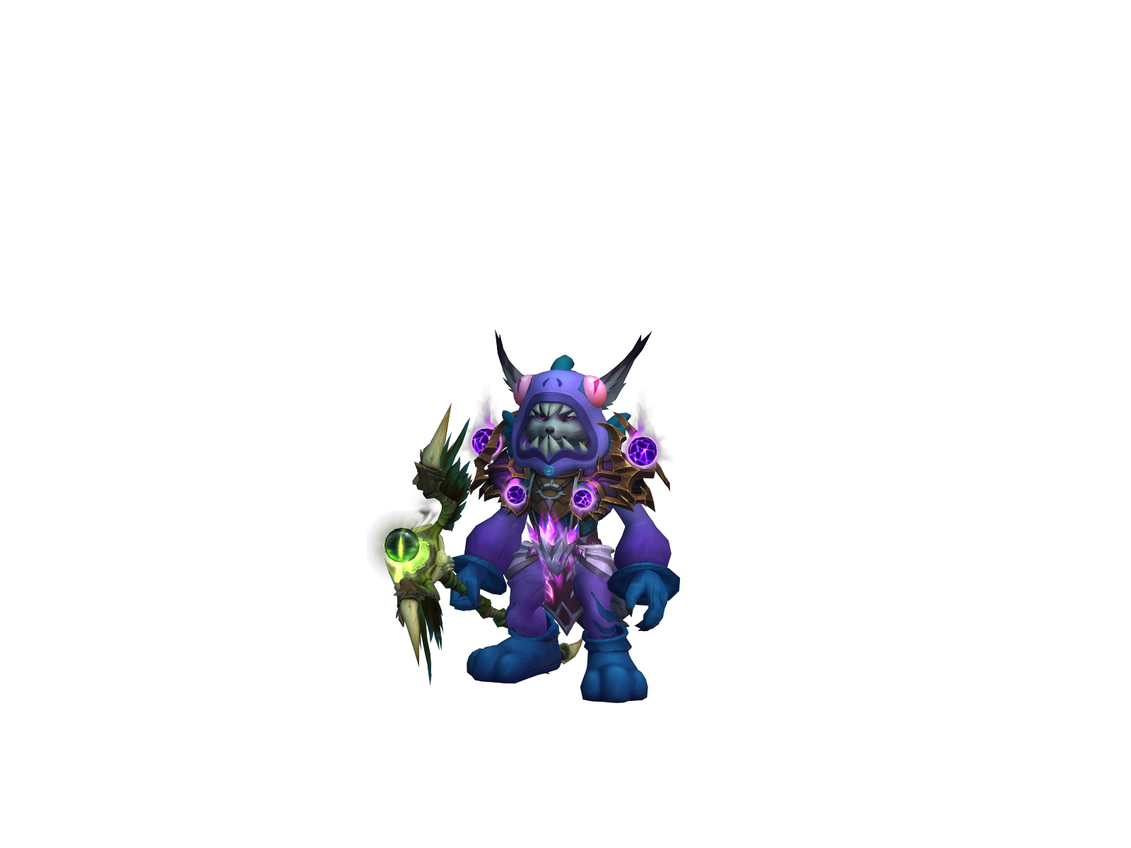 Glace 3D character render