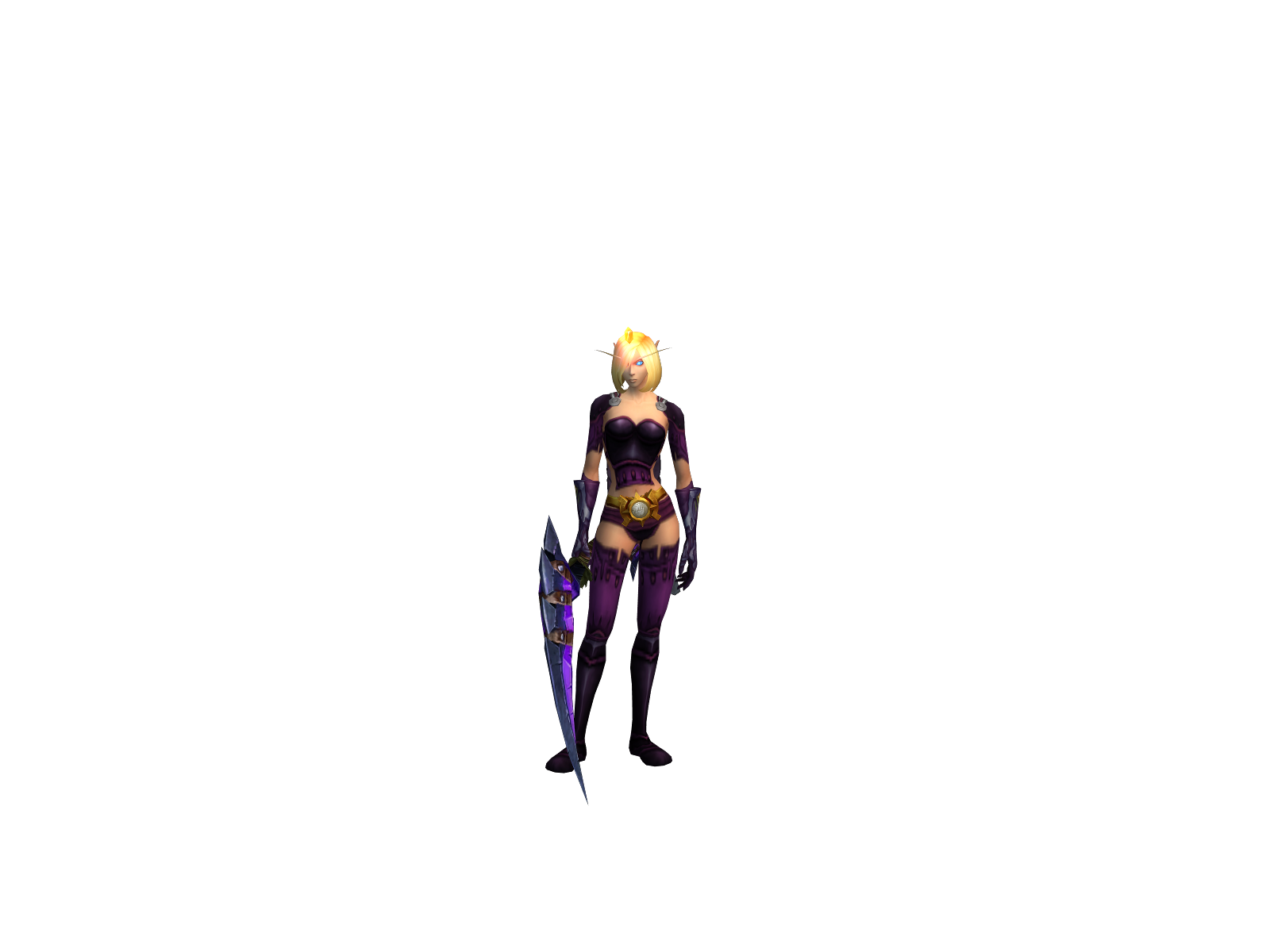 Paladash 3D character render