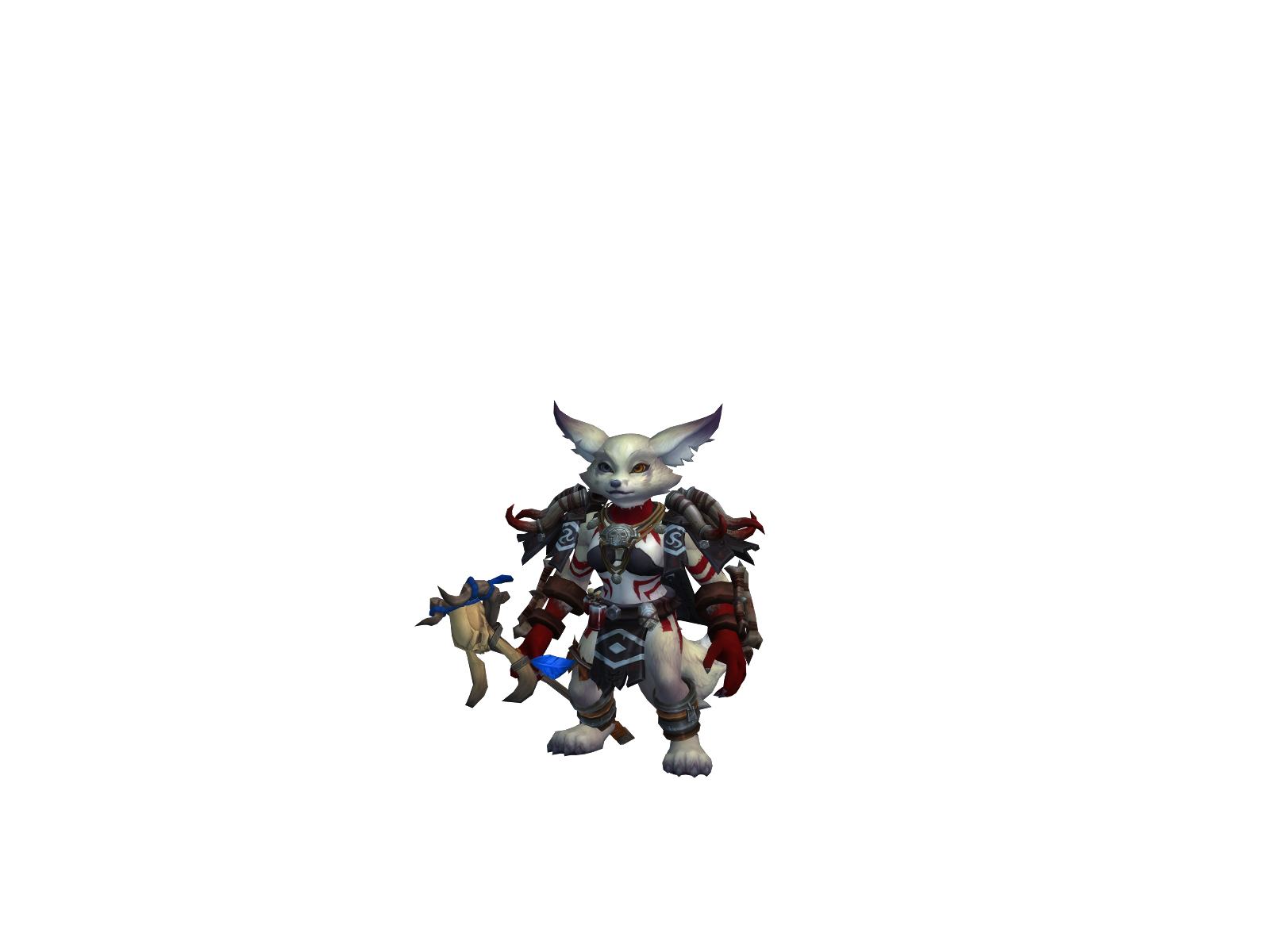 Räv 3D character render