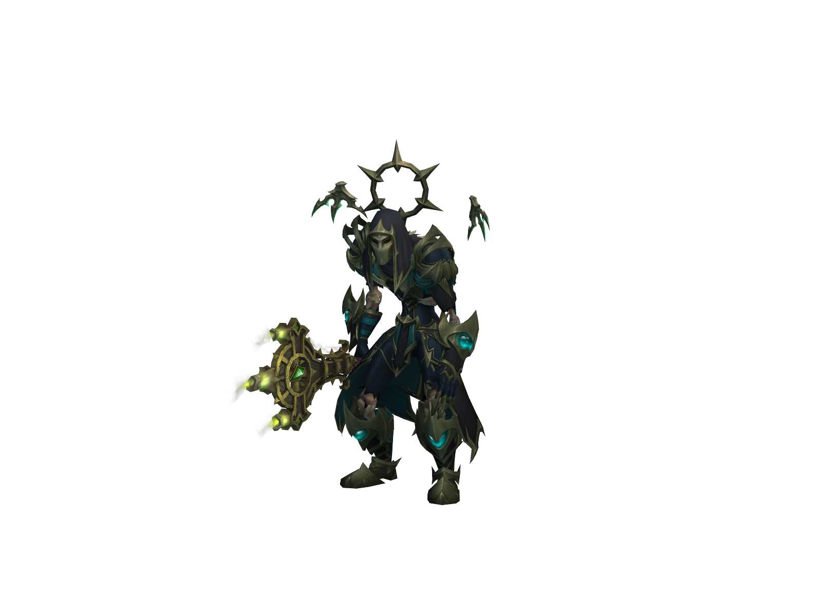 Nekros 3D character render