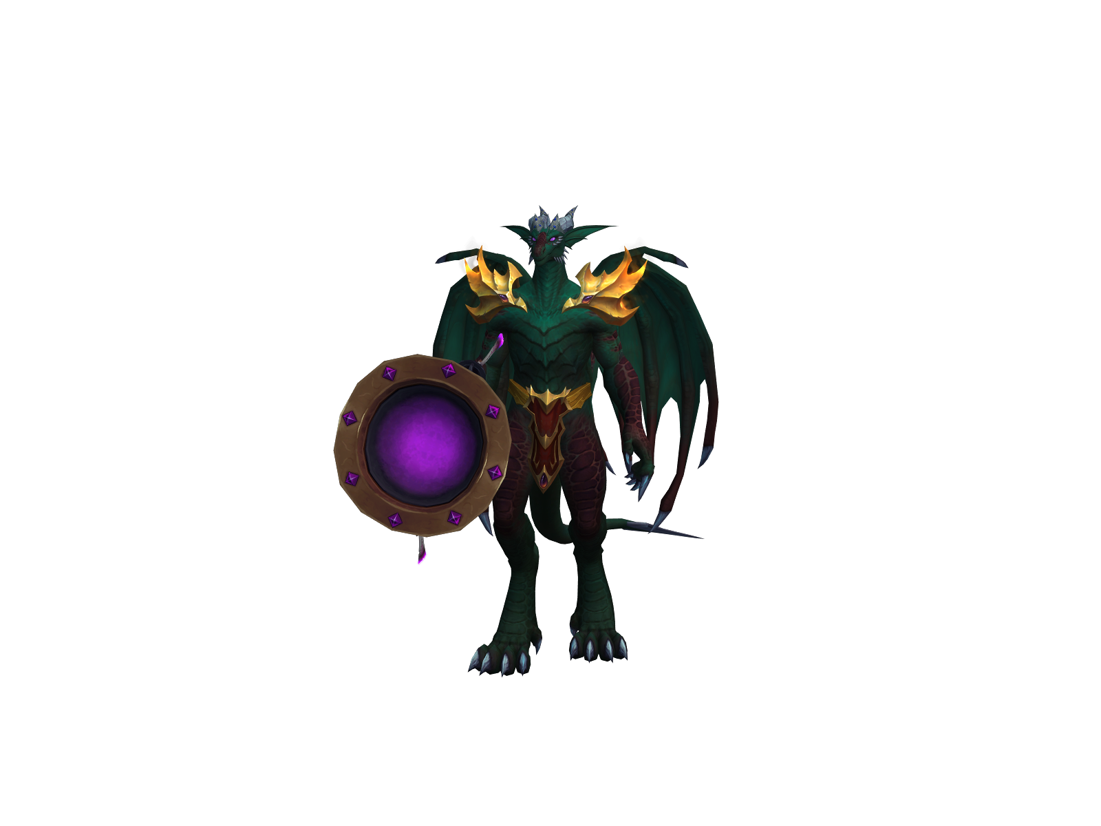 Zeleniaz 3D character render